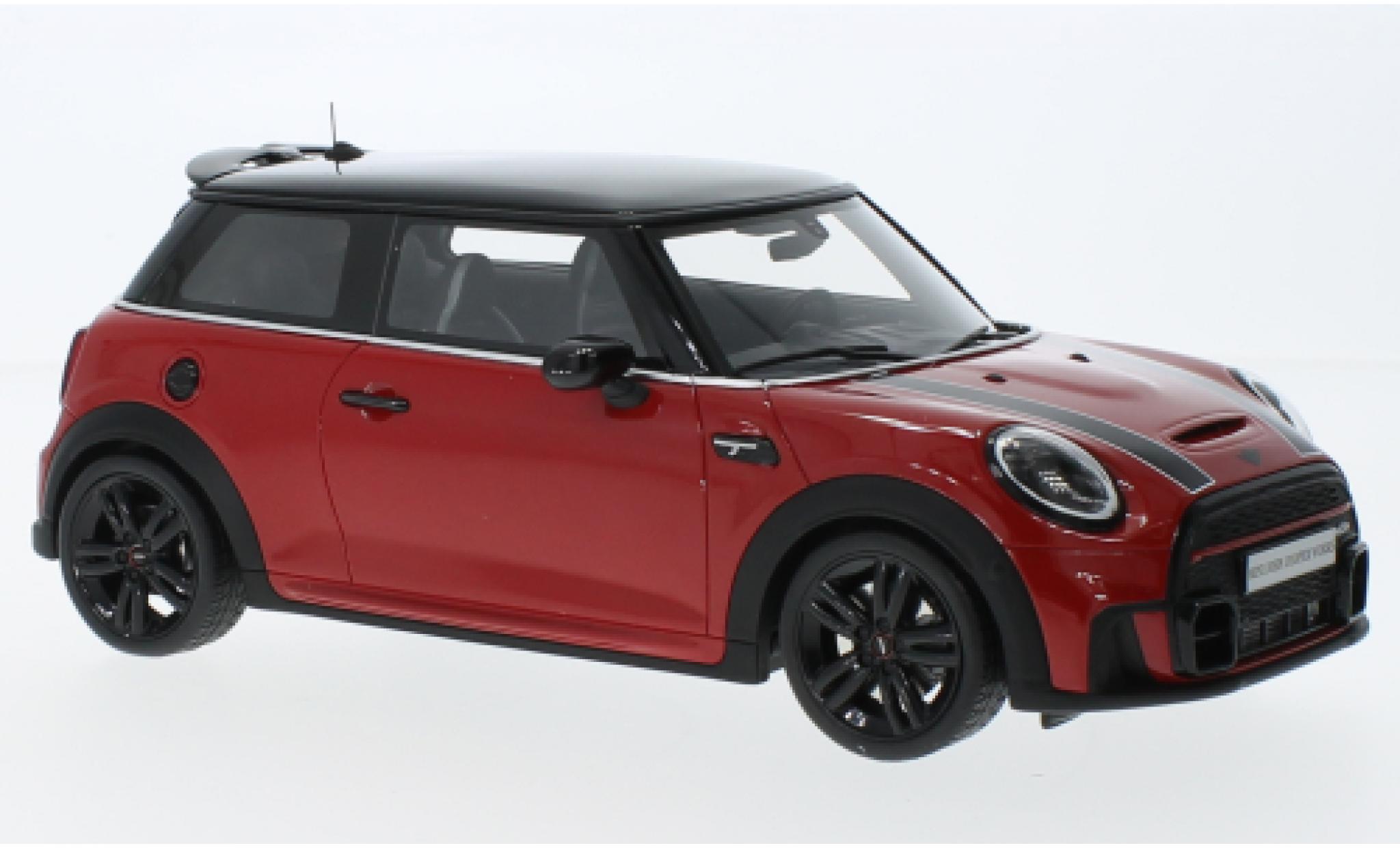 Mini Cooper 1/18 Ottomobile S JCW red fonc&eacute;/black 2021 diecast model cars