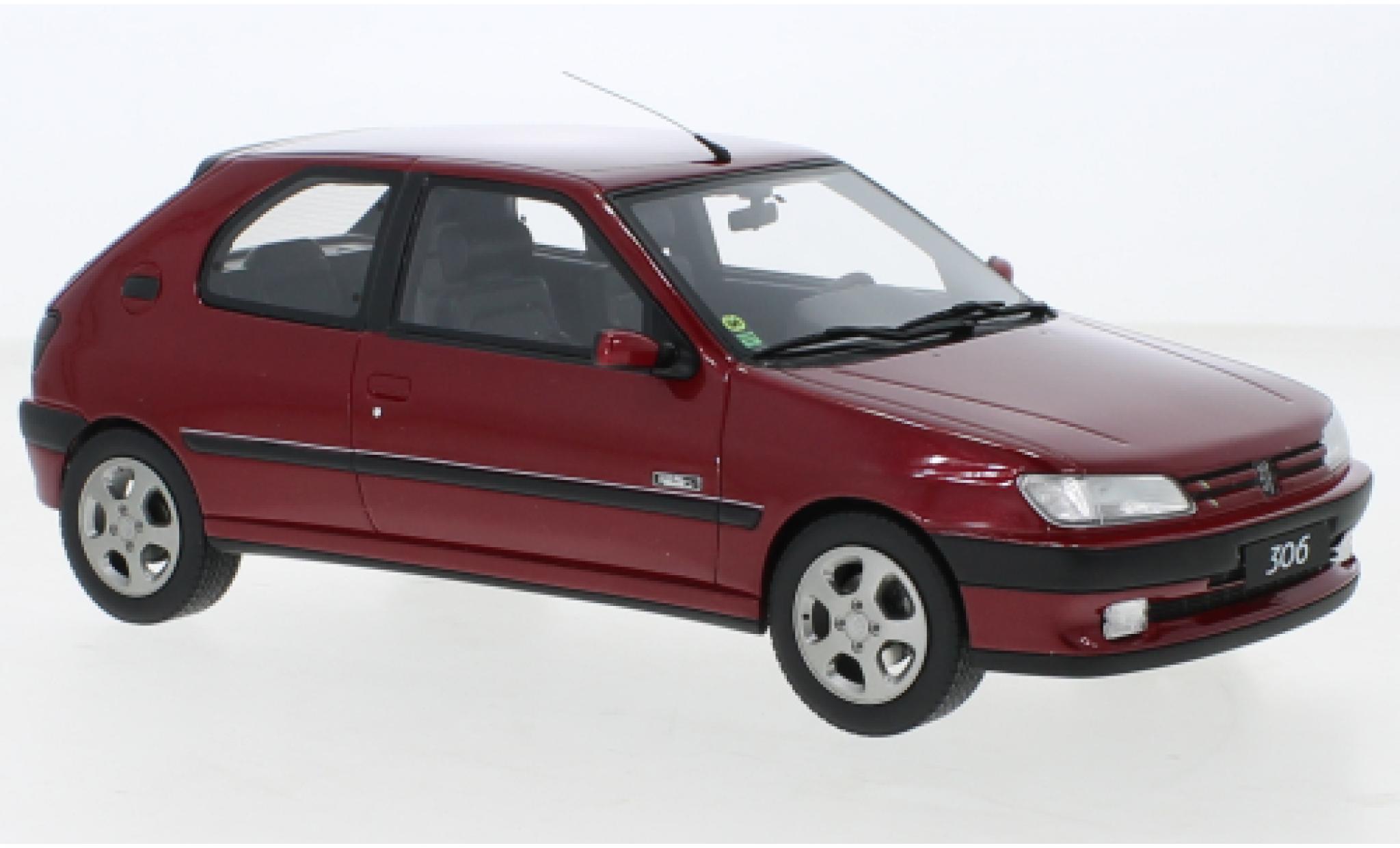 Peugeot 306 1/18 Ottomobile S16 Le Mans red 1994 diecast model cars