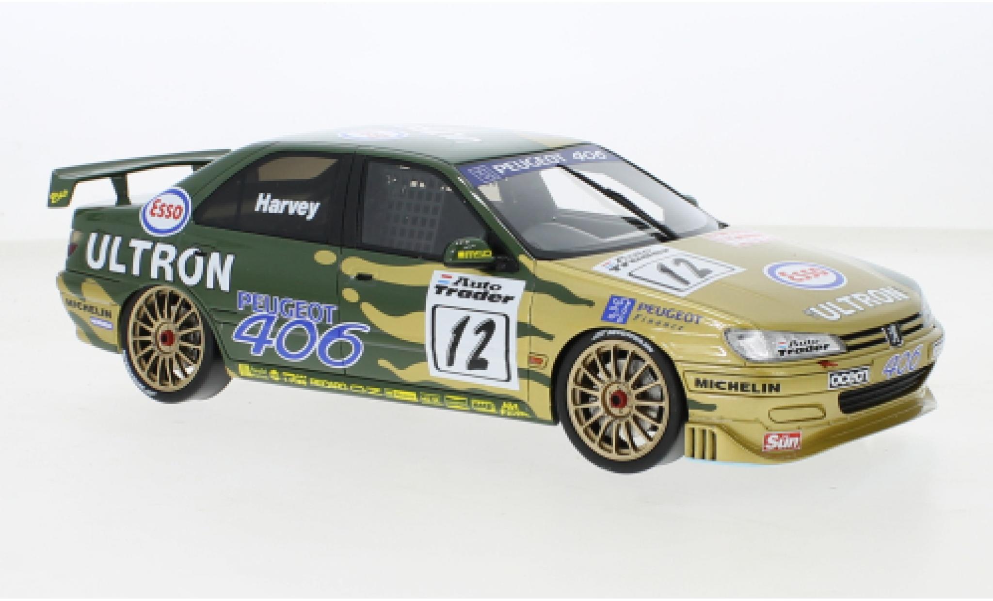 Peugeot 406 1/18 Ottomobile RHD No.12 Esso Ultron BTCC 1996 diecast model cars