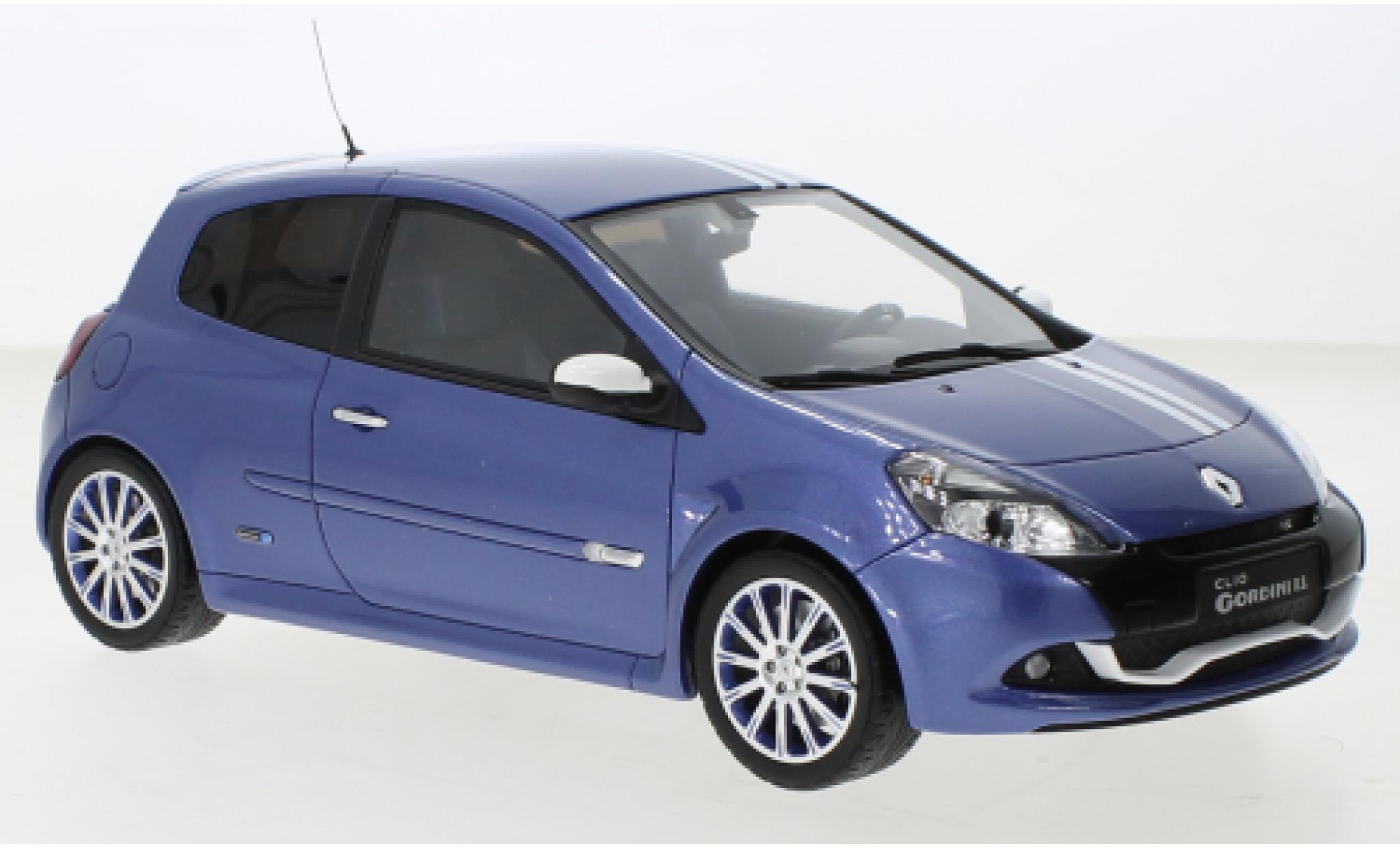 Renault Clio 1/18 Ottomobile 3 RS Gordini blue 2012 diecast model cars