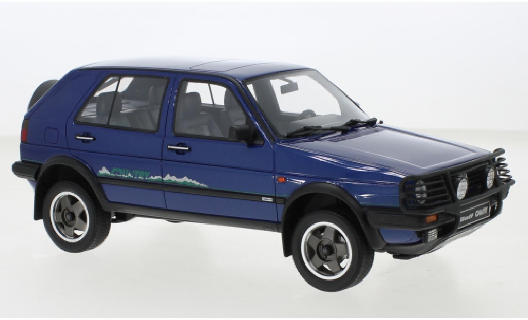 Volkswagen Golf 1/18 Ottomobile II Country metallise blue 1990 diecast model cars