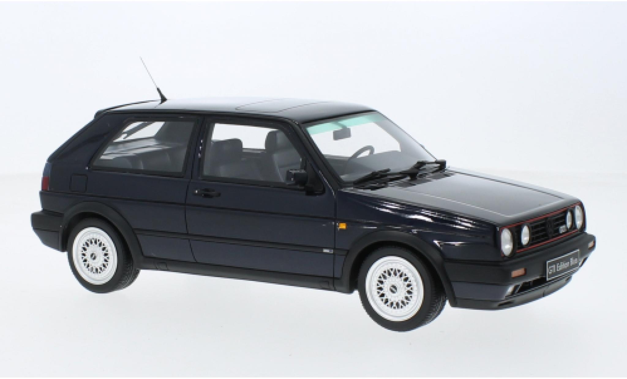Volkswagen Golf 1/18 Ottomobile II GTI Blue Edition blue fonc&eacute; 1991 diecast model cars
