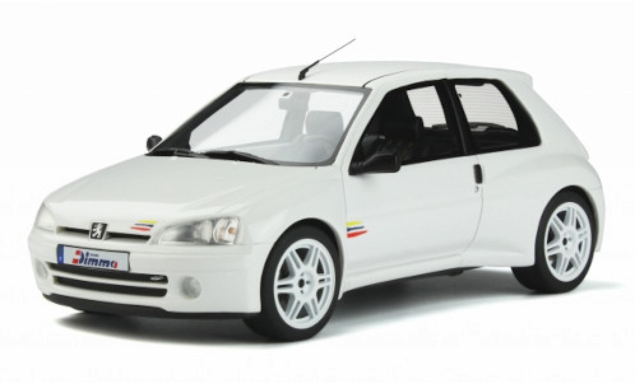 Peugeot 106 1/18 Ottomobile Maxi Dimma white 1997 diecast model cars