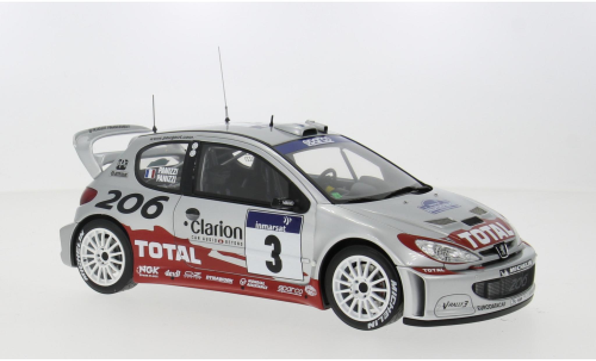 Peugeot 206 1/18 Ottomobile WRC Tour de Corse 2002 #15 1:18 diecast model cars