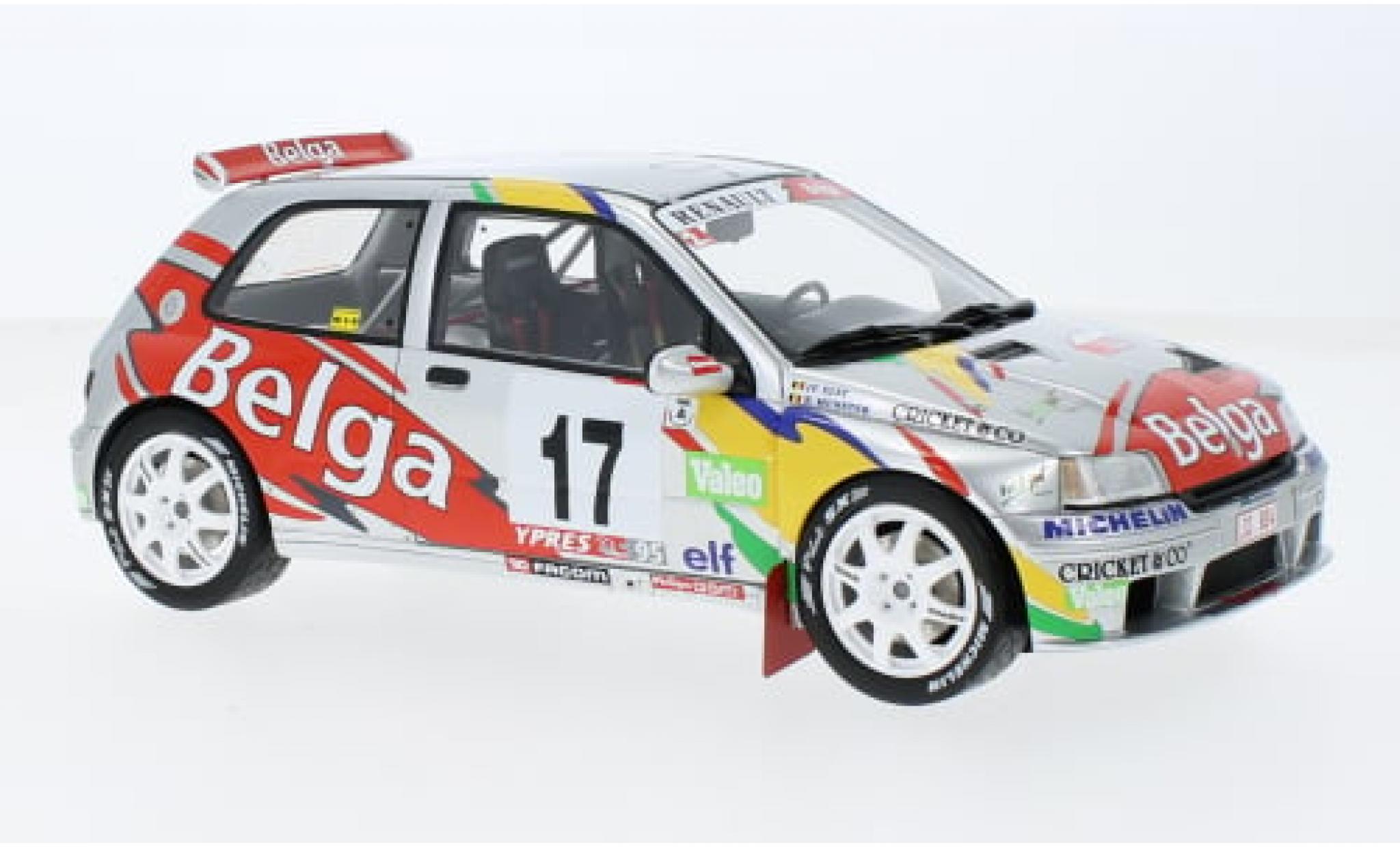 Renault Clio 1/18 Ottomobile Maxi Kit Car No.17 Belga Rally Ypres 1995 1:18 diecast model cars
