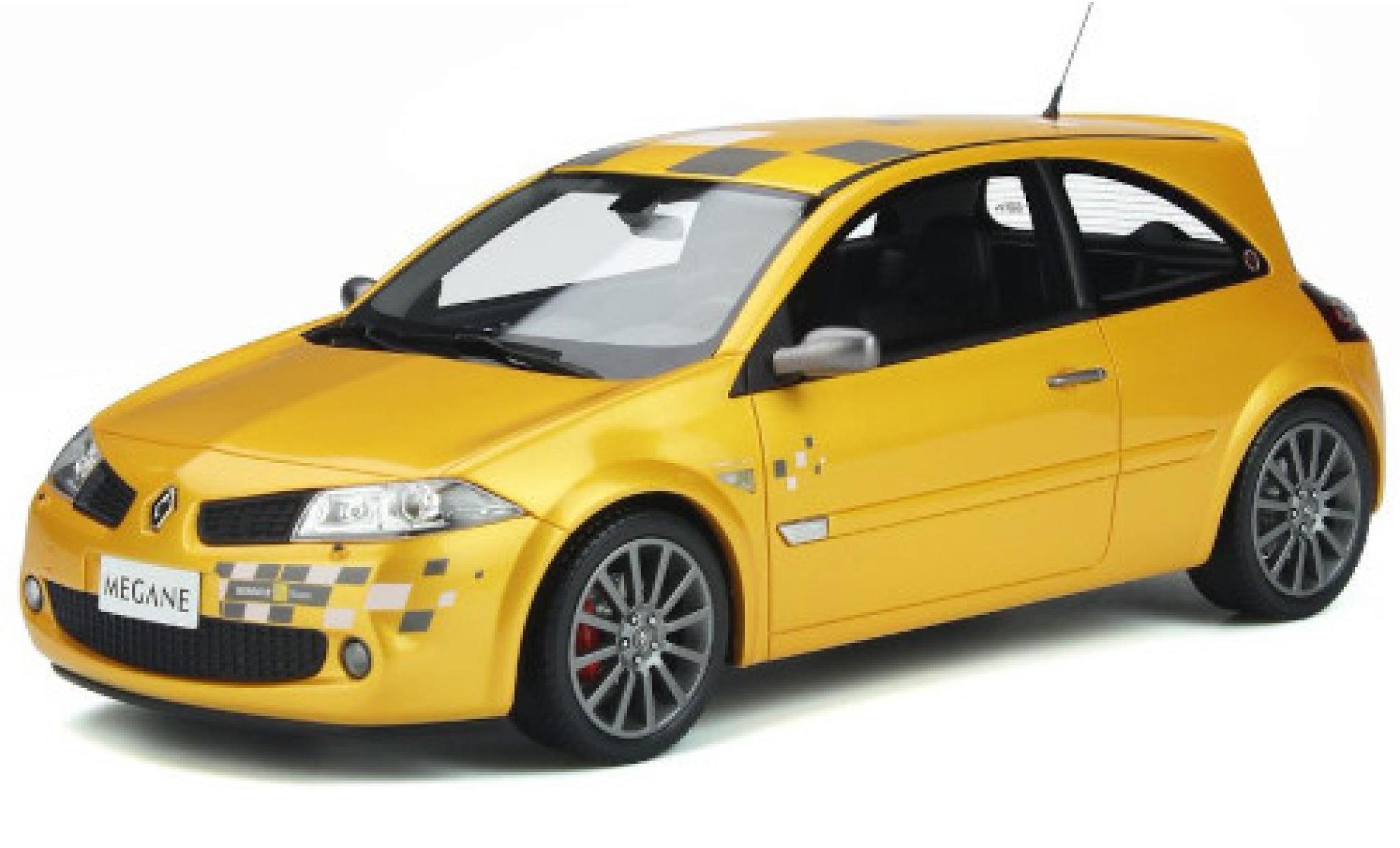 Renault Megane 1/18 Ottomobile 2 R.S. F1 Team Edition metallic yellow 2006 diecast model cars
