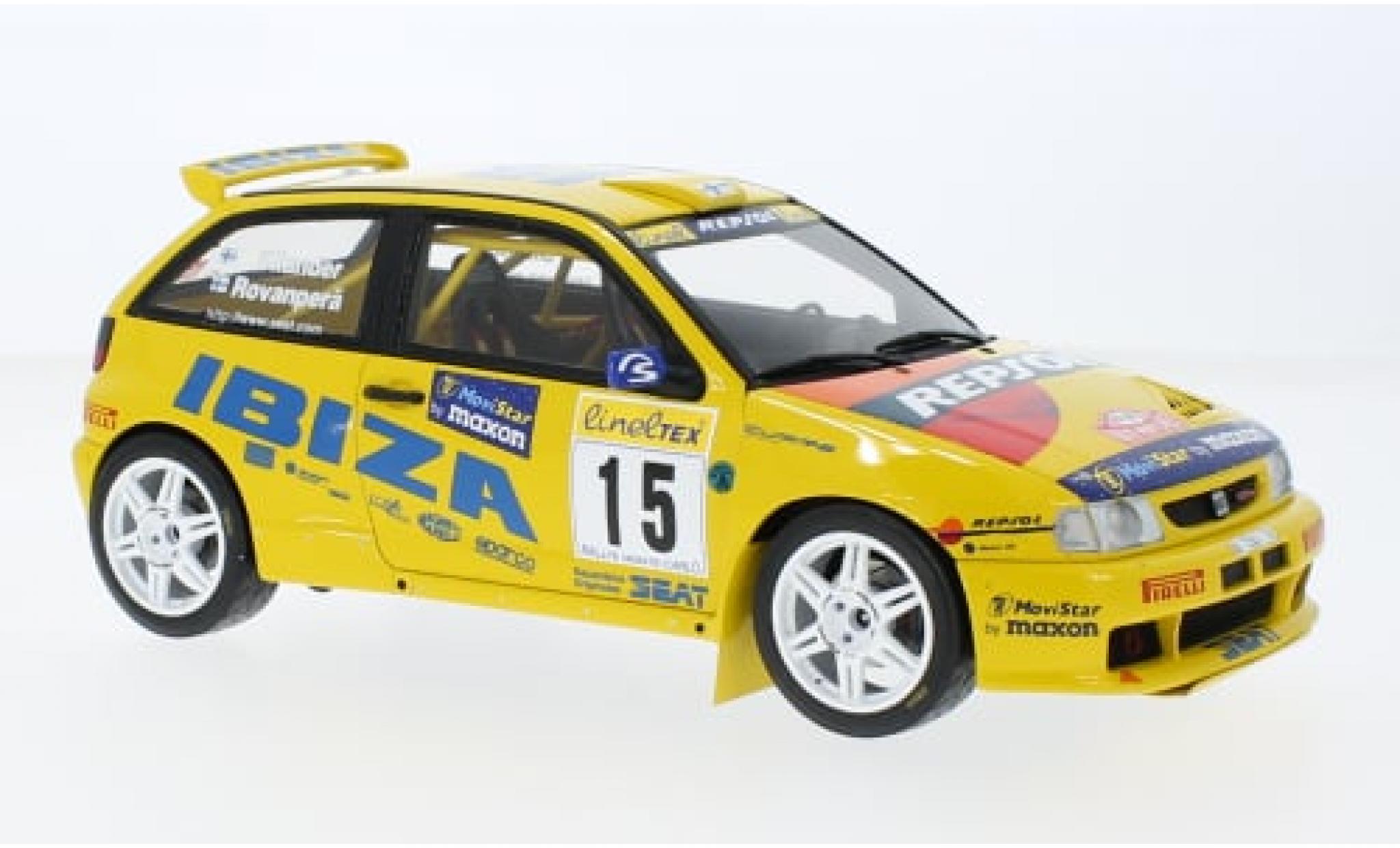 Seat Ibiza 1/18 Ottomobile Kit Car No.15 Rally WM Rally Monte Carlo 1998 1:18 diecast model cars