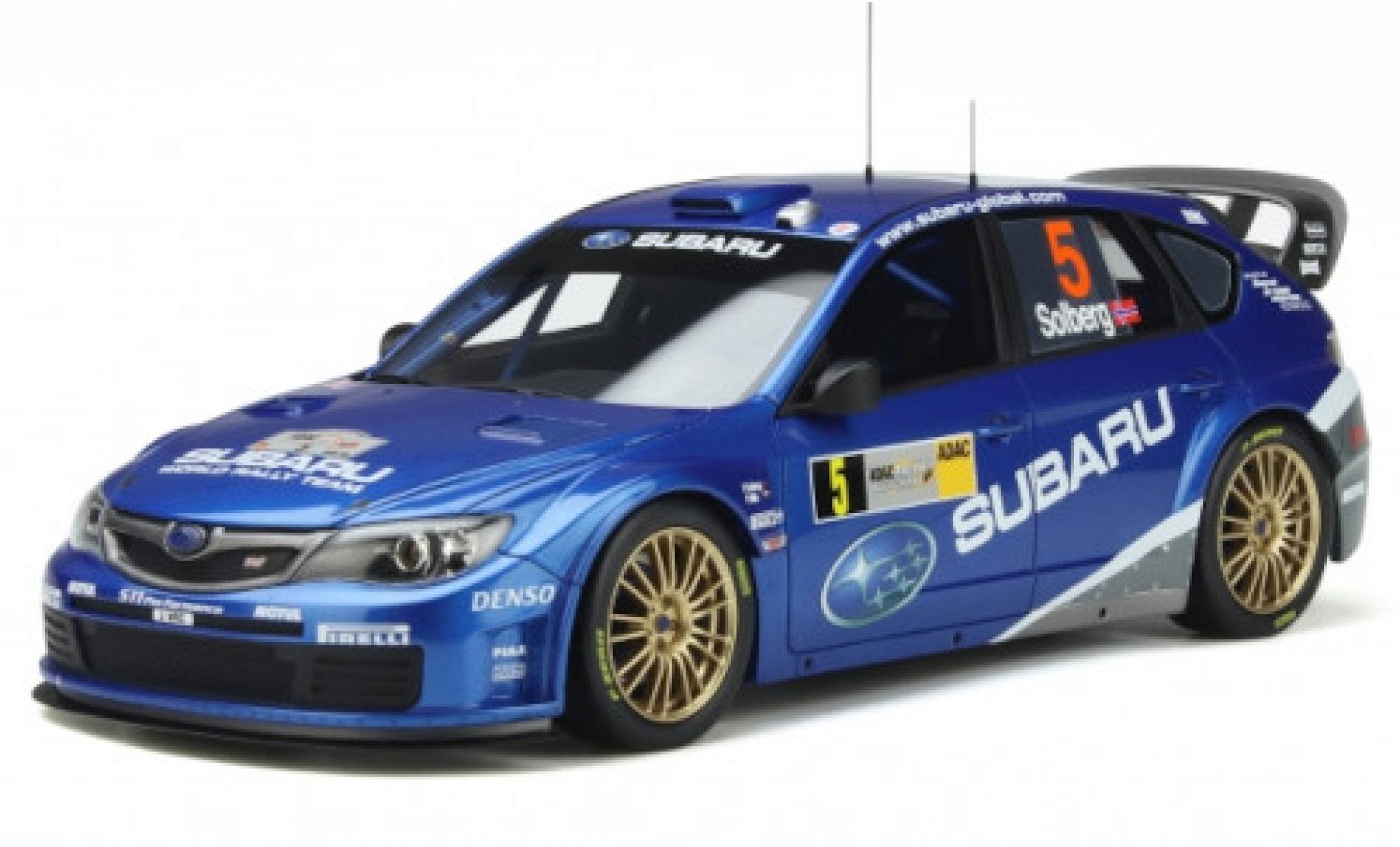 Subaru Impreza 1/18 Ottomobile (S14) WRC No.5 World Rally Team Rally WM Rally Deutschland 2008 P.Solberg/P.Mills diecast model cars