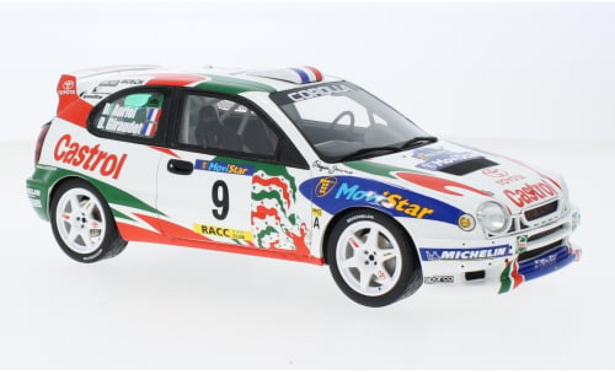 Toyota Corolla 1/18 Ottomobile WRC No.9 Team Europe Rally WM Rally Catalunya 1998 1:18 diecast model cars