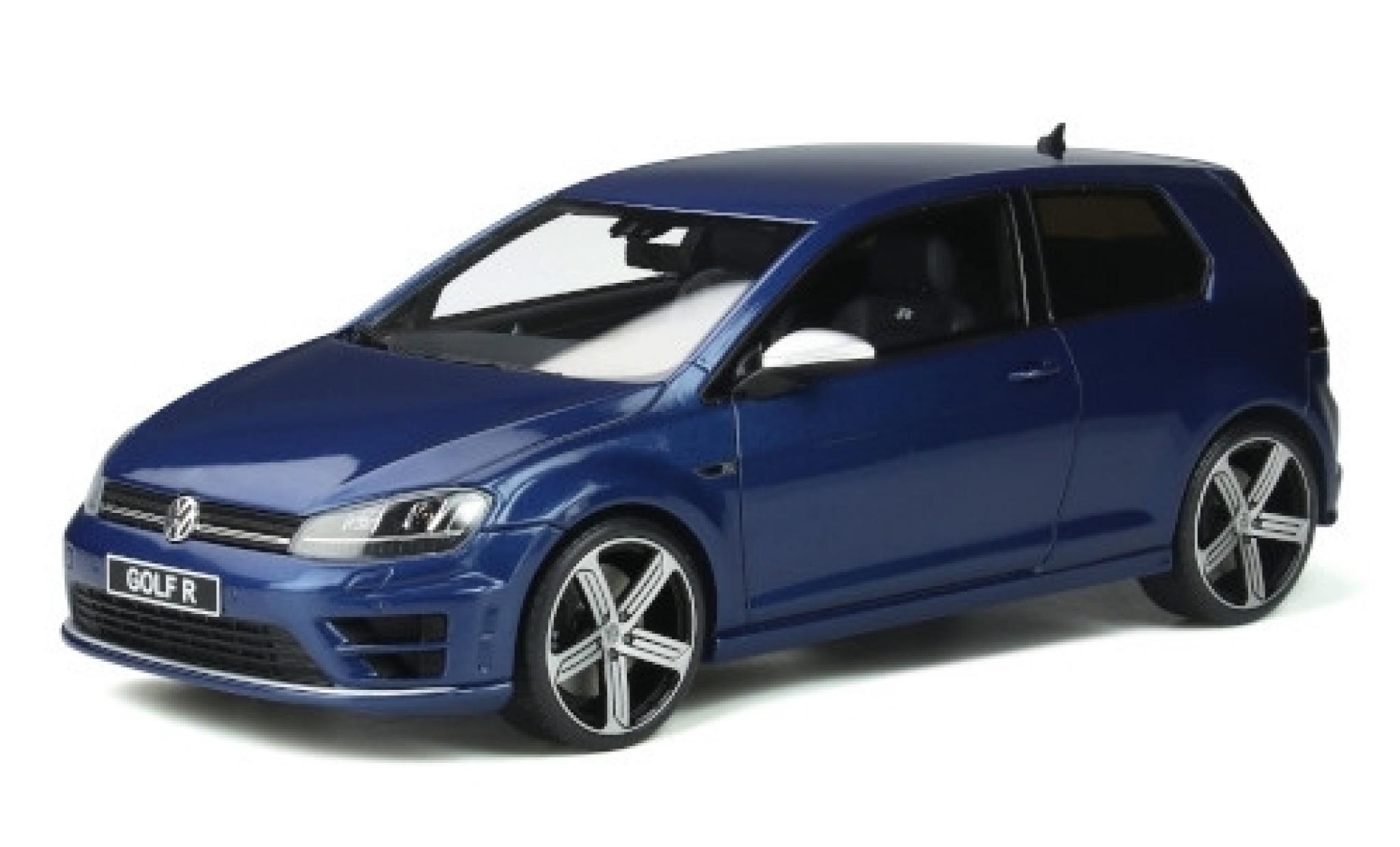 Volkswagen Golf 1/18 Ottomobile VII R metallic blue 2014 diecast model cars