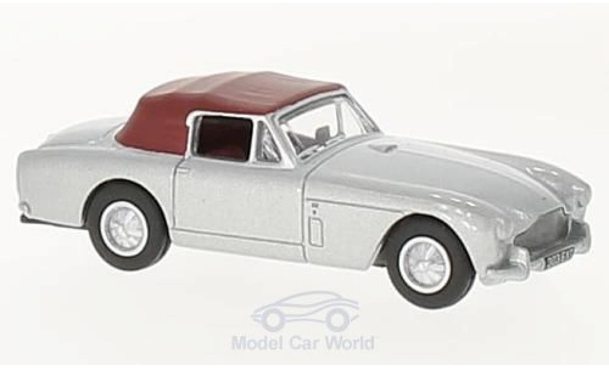 Aston Martin DB2 1/76 Oxford MkIII DHC grey/matt-red diecast model cars