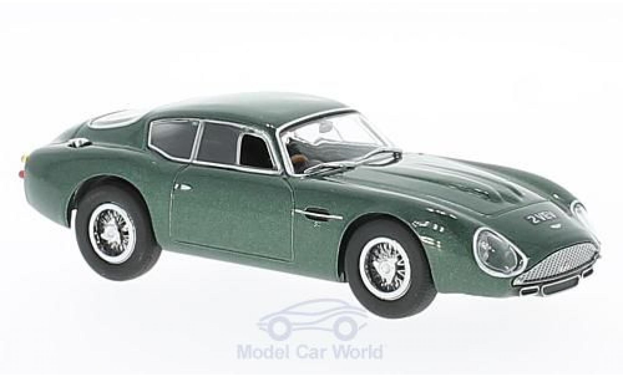 Aston Martin DB4 GT 1/43 Oxford GT Zagato metallic green RHD diecast model cars