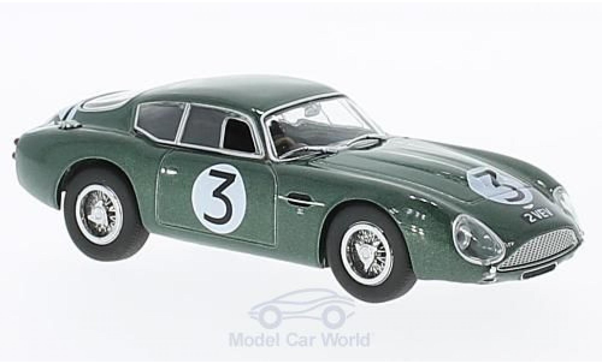 Aston Martin DB4 1/43 Oxford GT Zagato VEV RHD No.3 Goodwood 1961 J.Clark diecast model cars