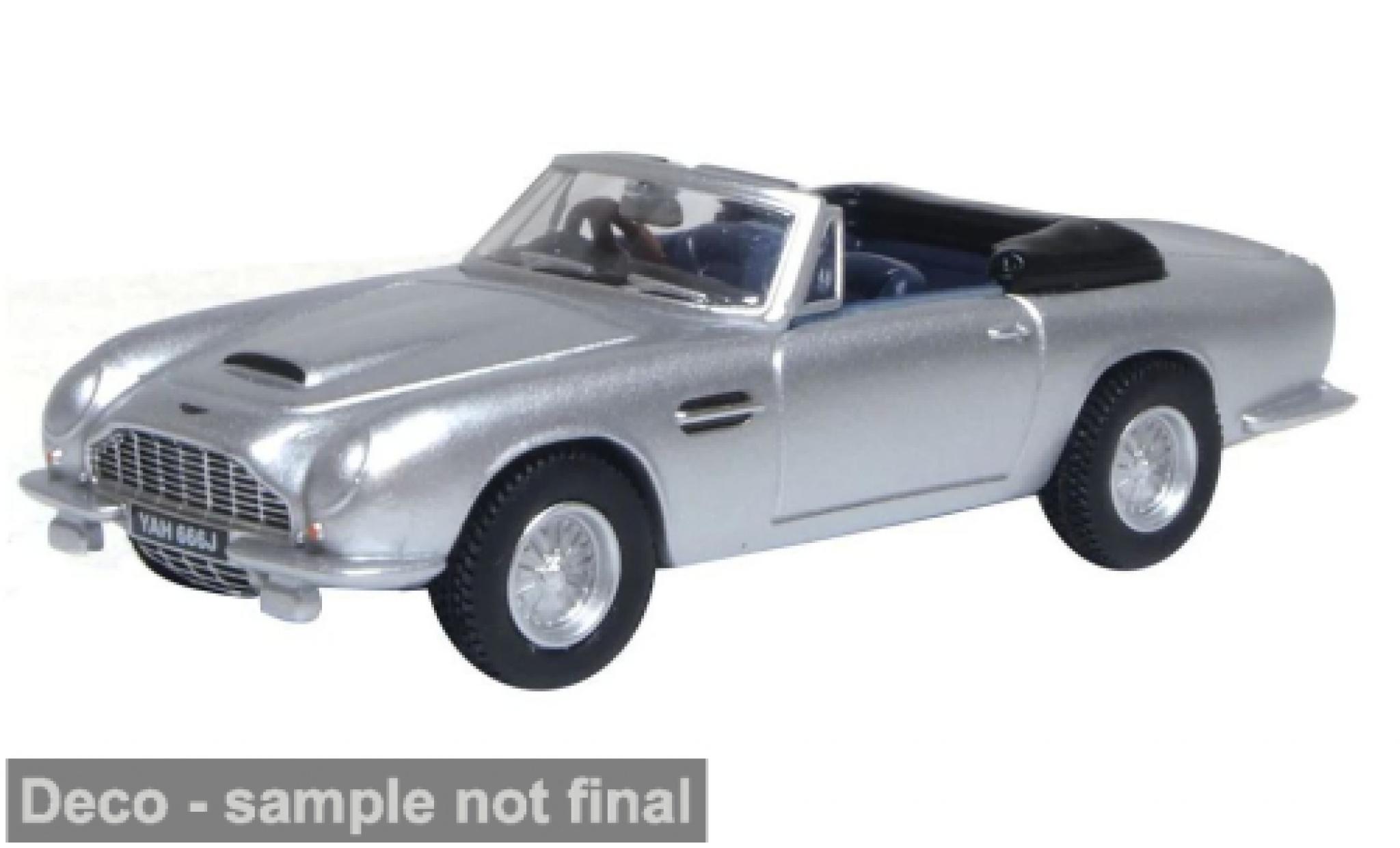 Aston Martin DB6 1/76 Oxford MK II silver 1:76 diecast model cars