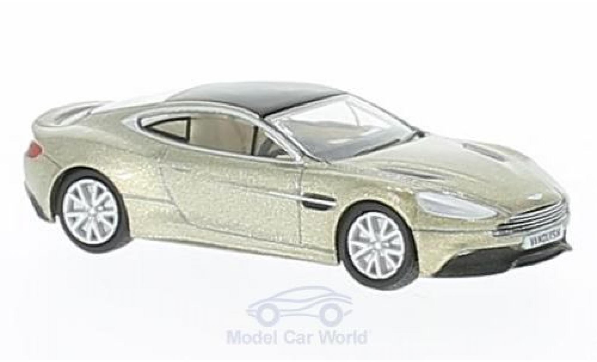 Aston Martin Vanquish 1/76 Oxford Coupe bronze RHD diecast model cars