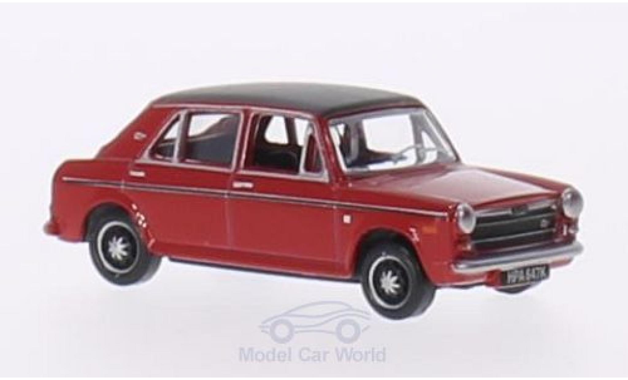 Austin 1300 1/76 Oxford red/matt-black RHD diecast model cars