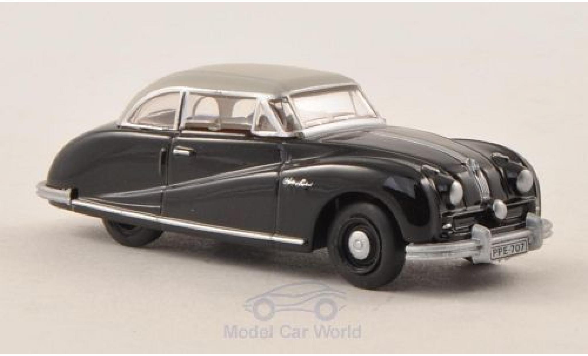 Austin Atlantic 1/76 Oxford Saloon black/grey diecast model cars