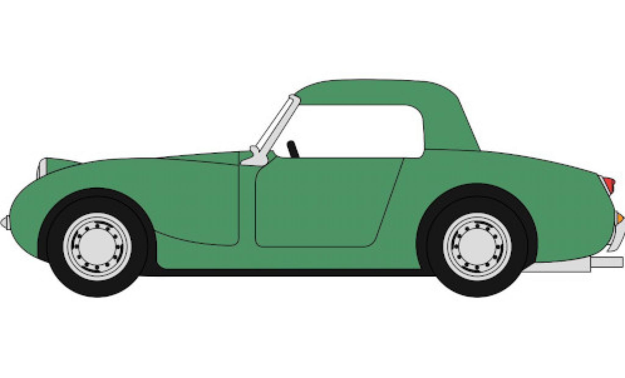 Austin Healey Sprite 1/76 Oxford MkI green diecast model cars