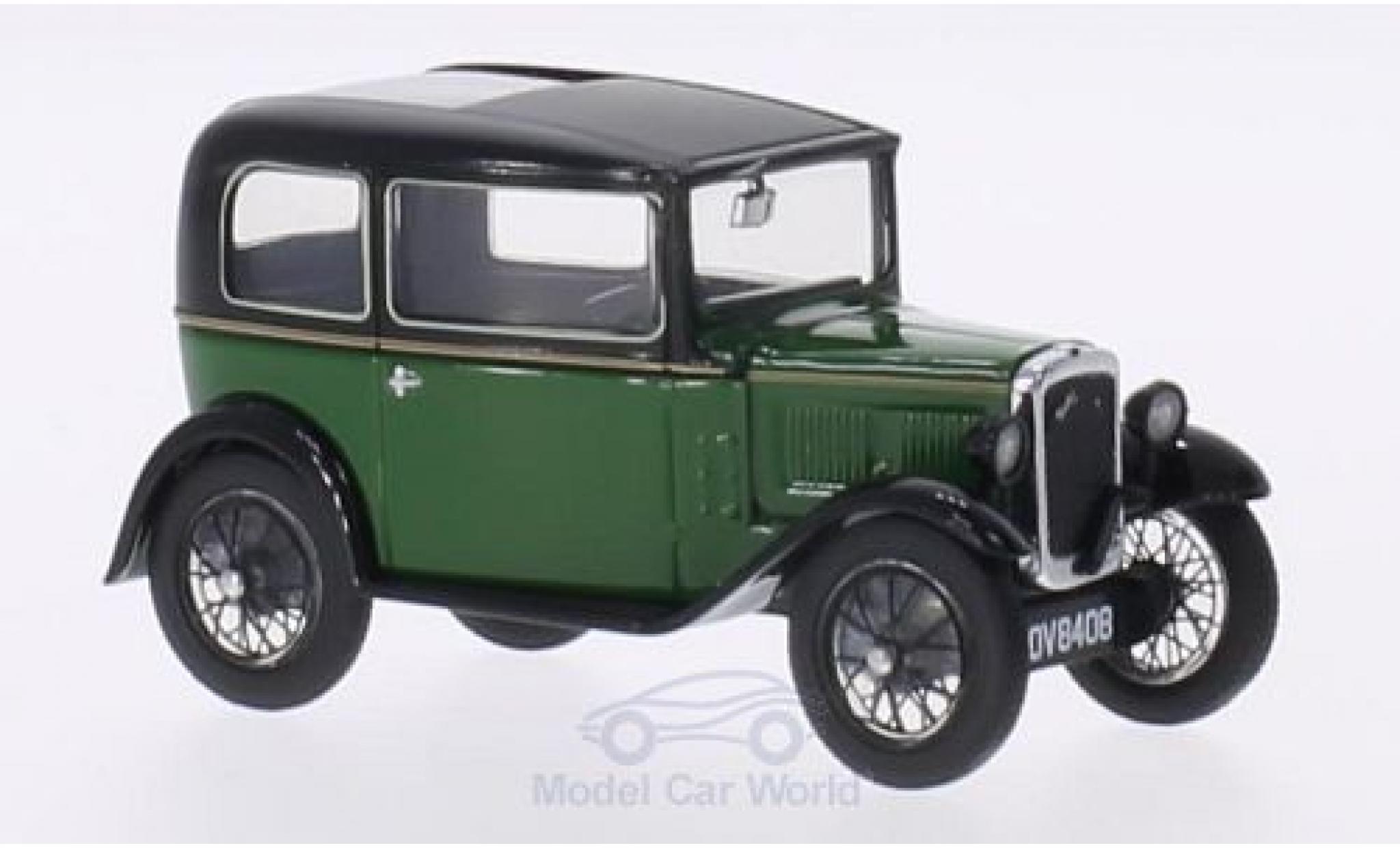 Austin Seven 1/43 Oxford RN Saloon green/black RHD diecast model cars