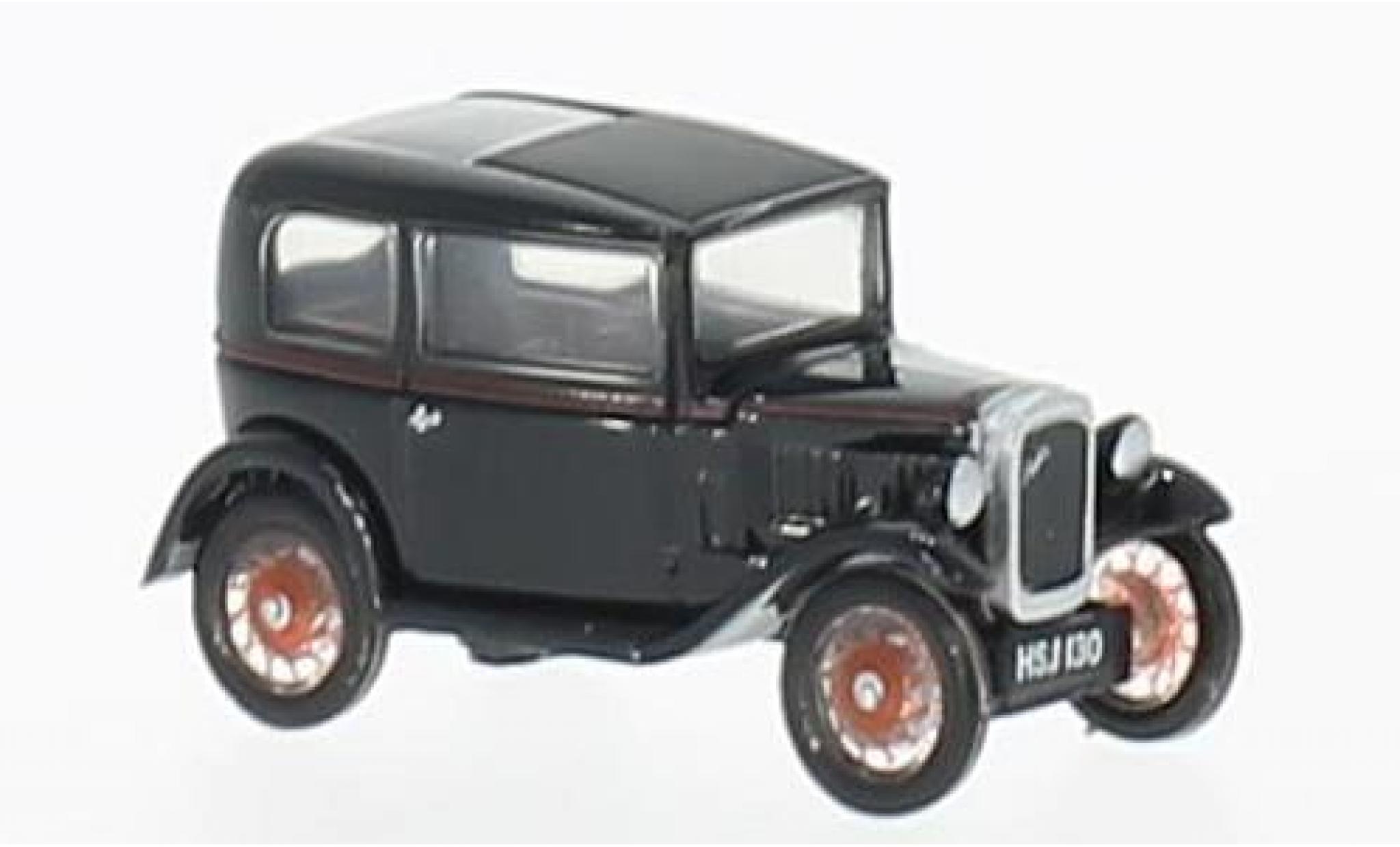 Austin Seven 1/76 Oxford RN Saloon black diecast model cars