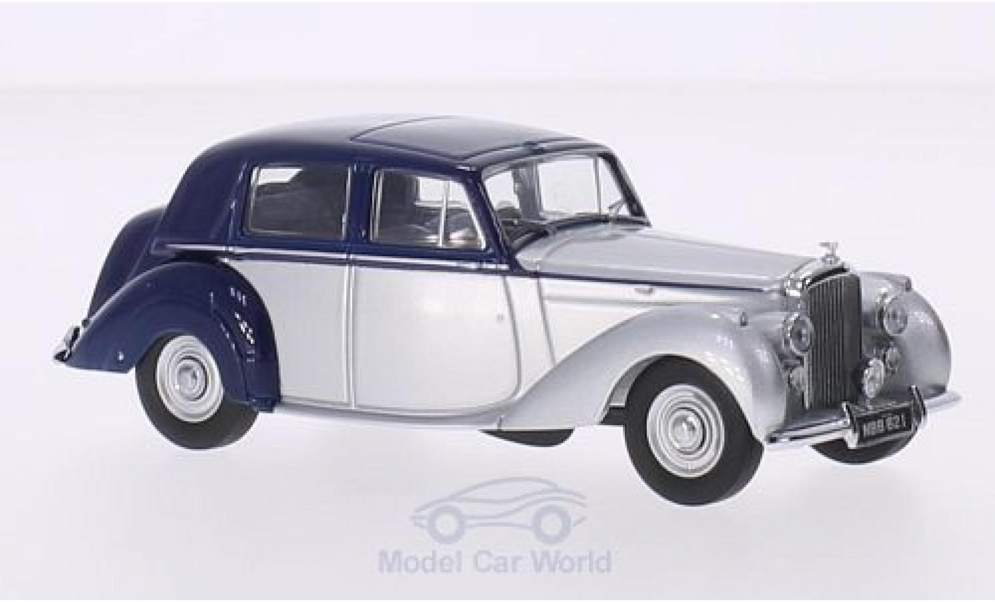 Bentley Mark 6 1/43 Oxford MK VI blue/grey RHD diecast model cars