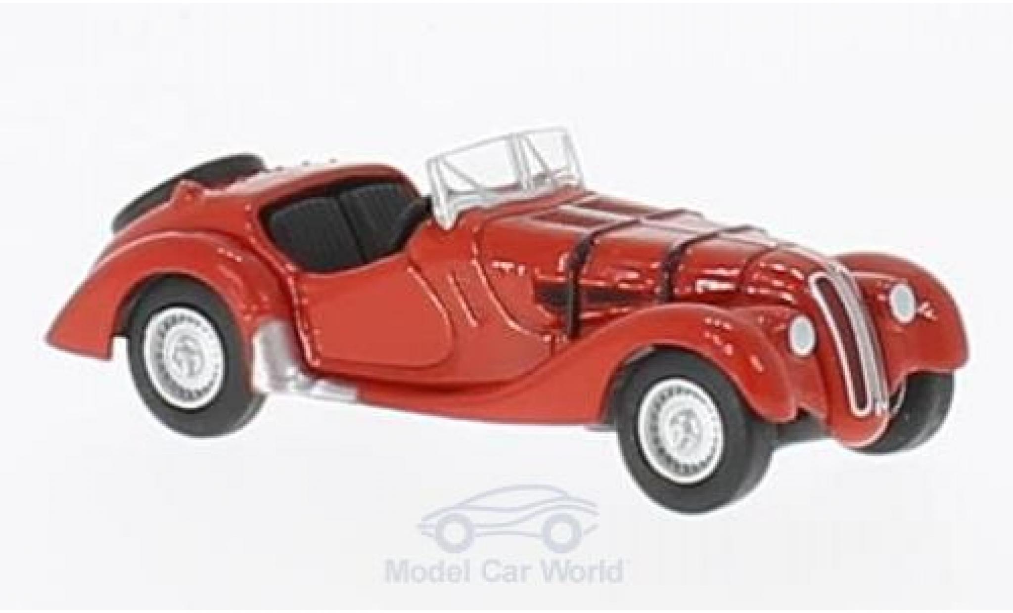 Bmw 328 1/76 Oxford red diecast model cars