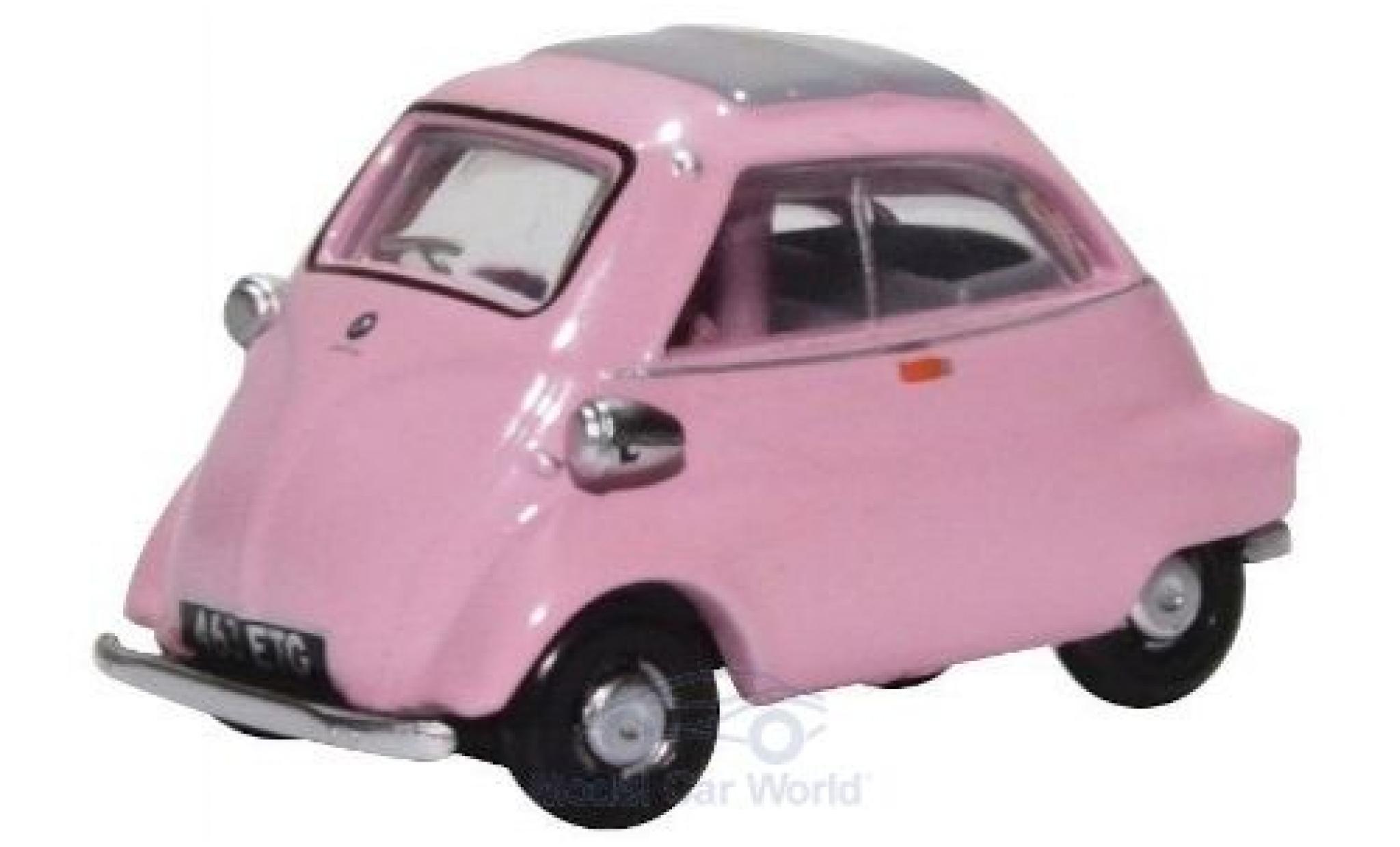 Bmw Isetta 1/76 Oxford pink diecast model cars