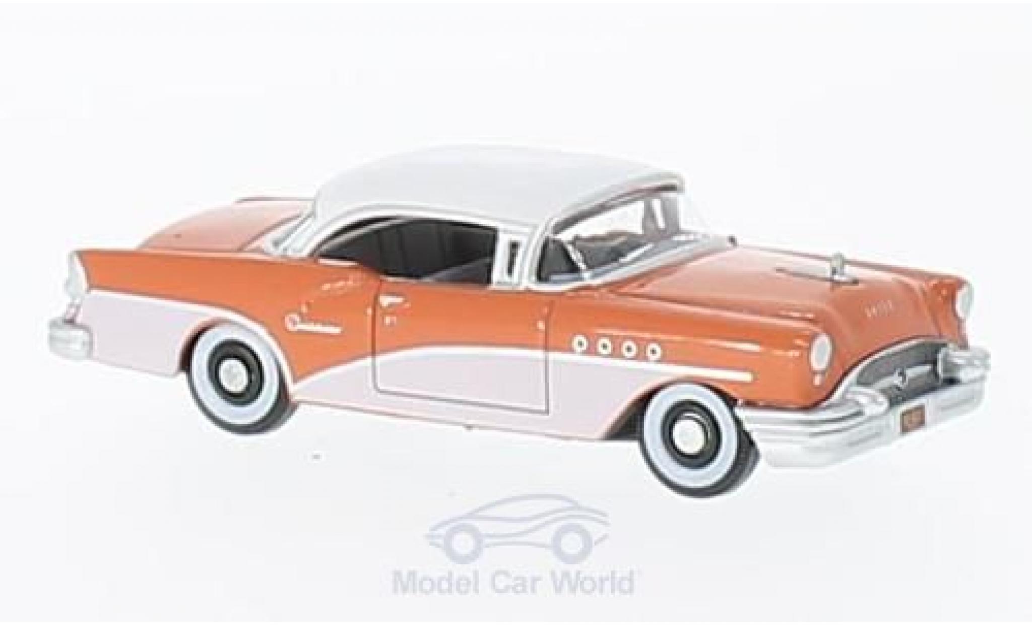Buick Century 1/87 Oxford pink/white 1955 diecast model cars