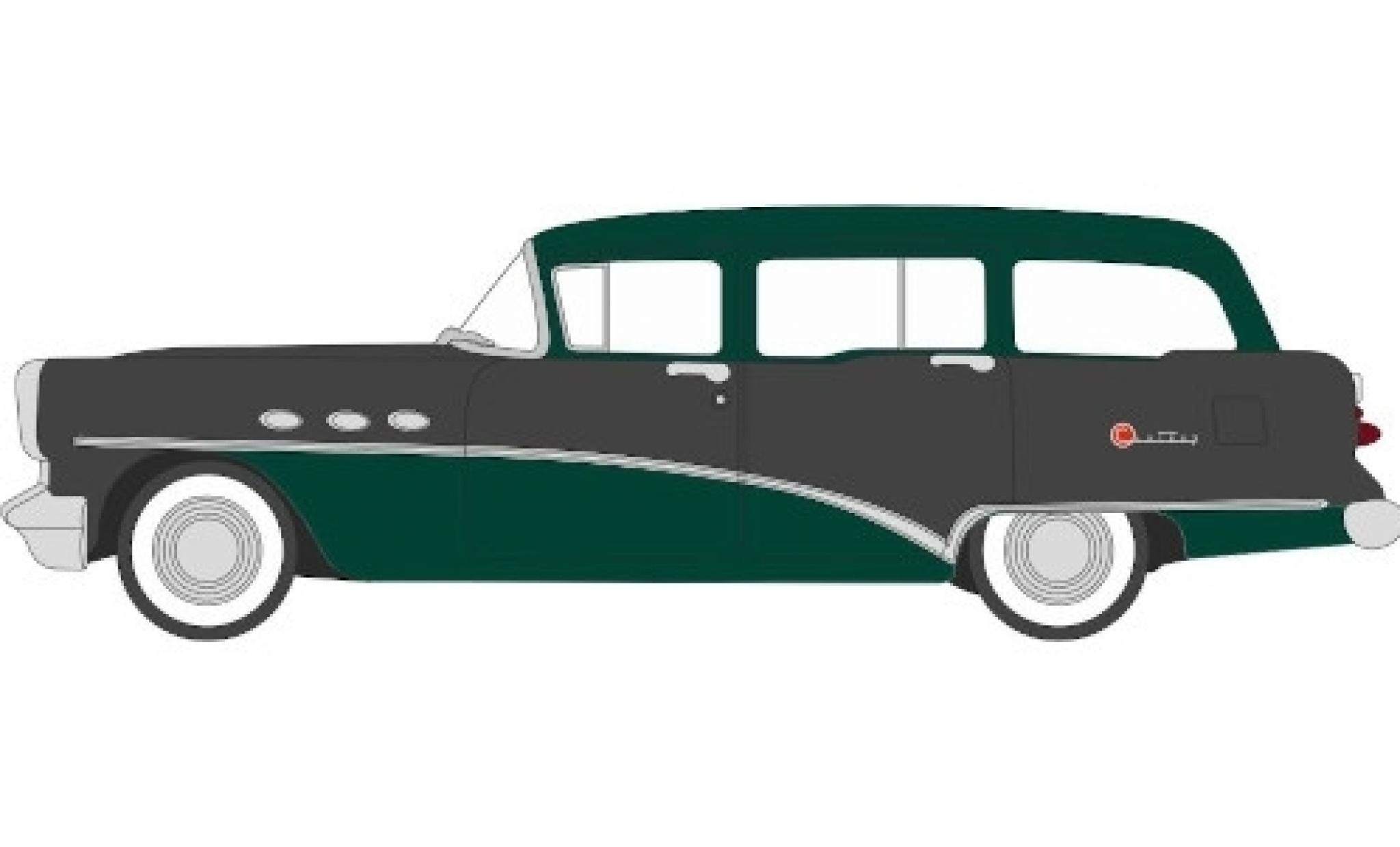 Buick Century 1/87 Oxford Station Wagon green/grey 1954 diecast model cars