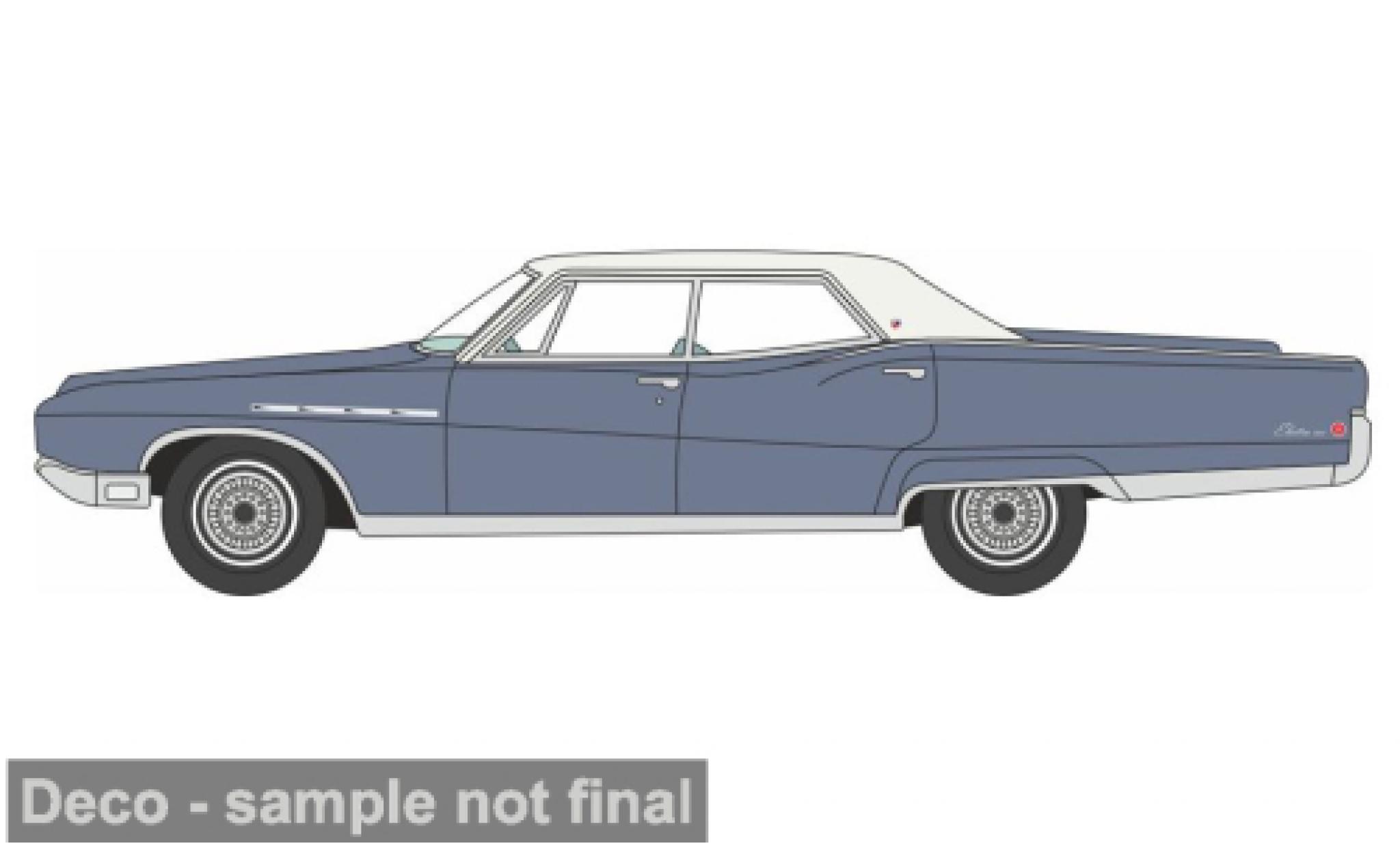 Buick Electra 1/87 Oxford 225 blue 1968 1:87 diecast model cars