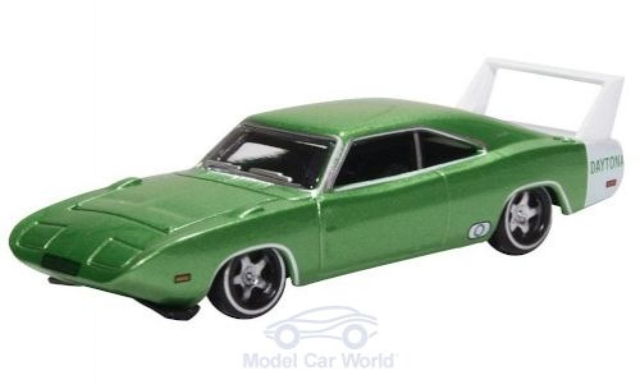 Dodge Charger 1/87 Oxford Daytona metallic green 1969 diecast model cars