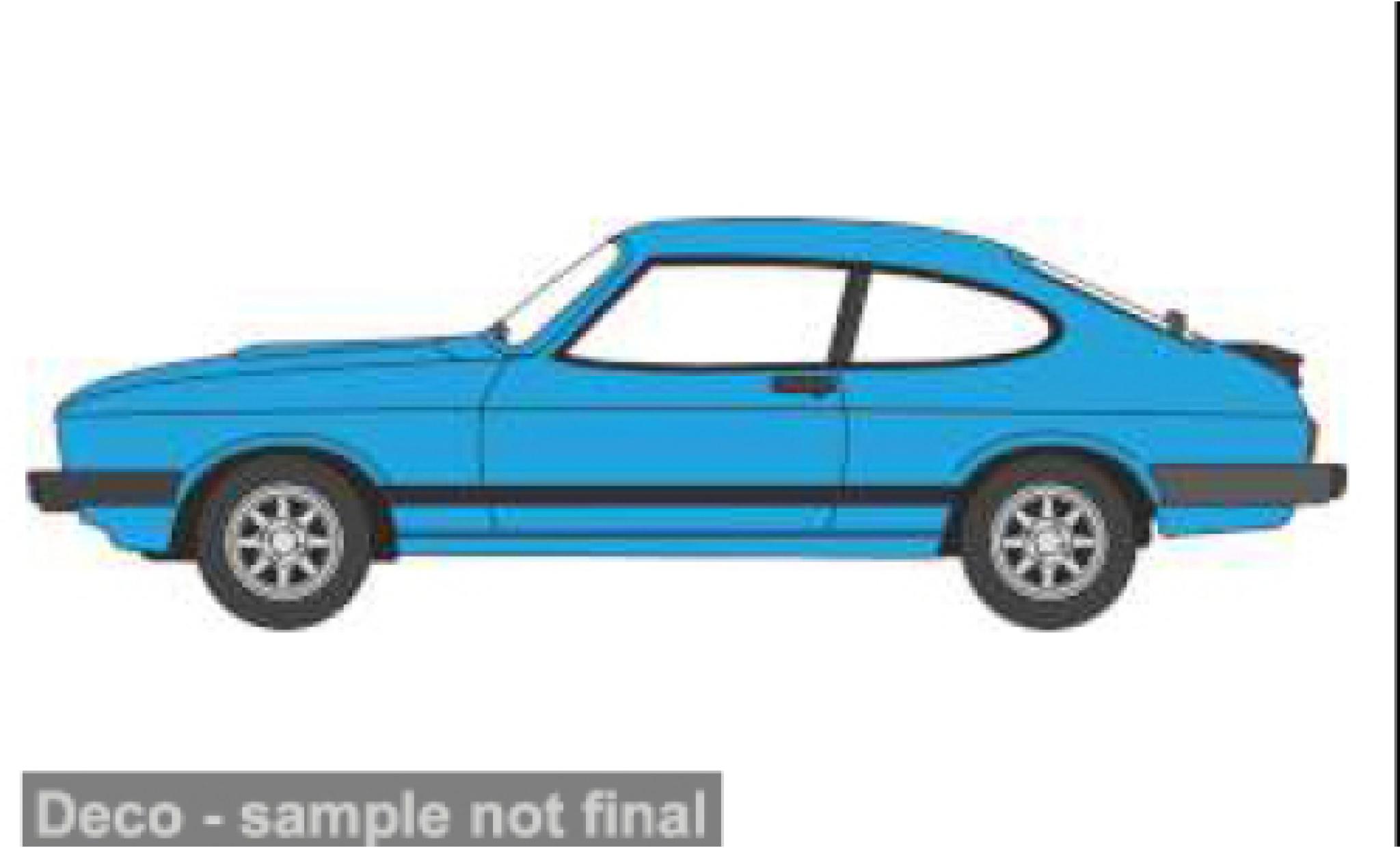 Ford Capri 1/76 Oxford MK II blue 1:76 diecast model cars