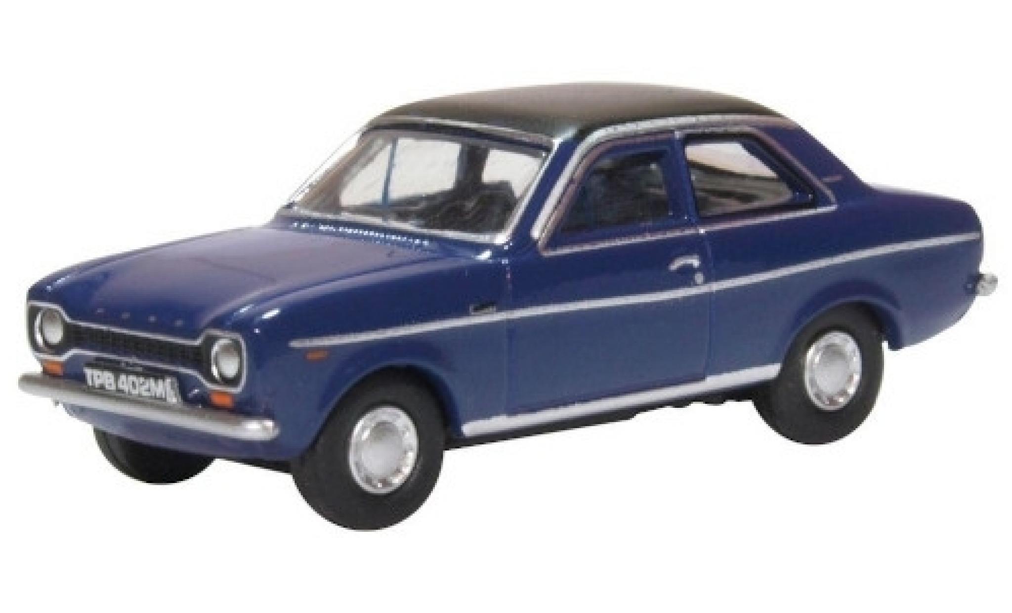 Ford Escort 1/76 Oxford Mk1 lila/matt-black RHD diecast model cars