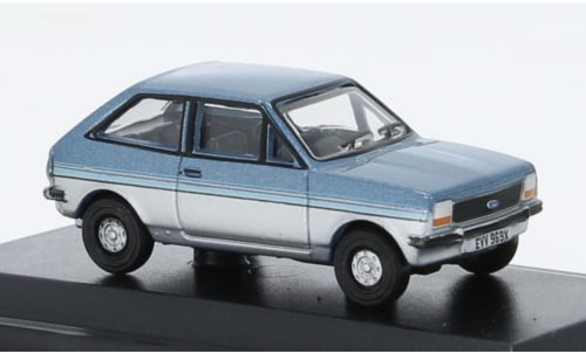 Ford Fiesta 1/76 Oxford MKI metallise blue/silver 1:76 diecast model cars