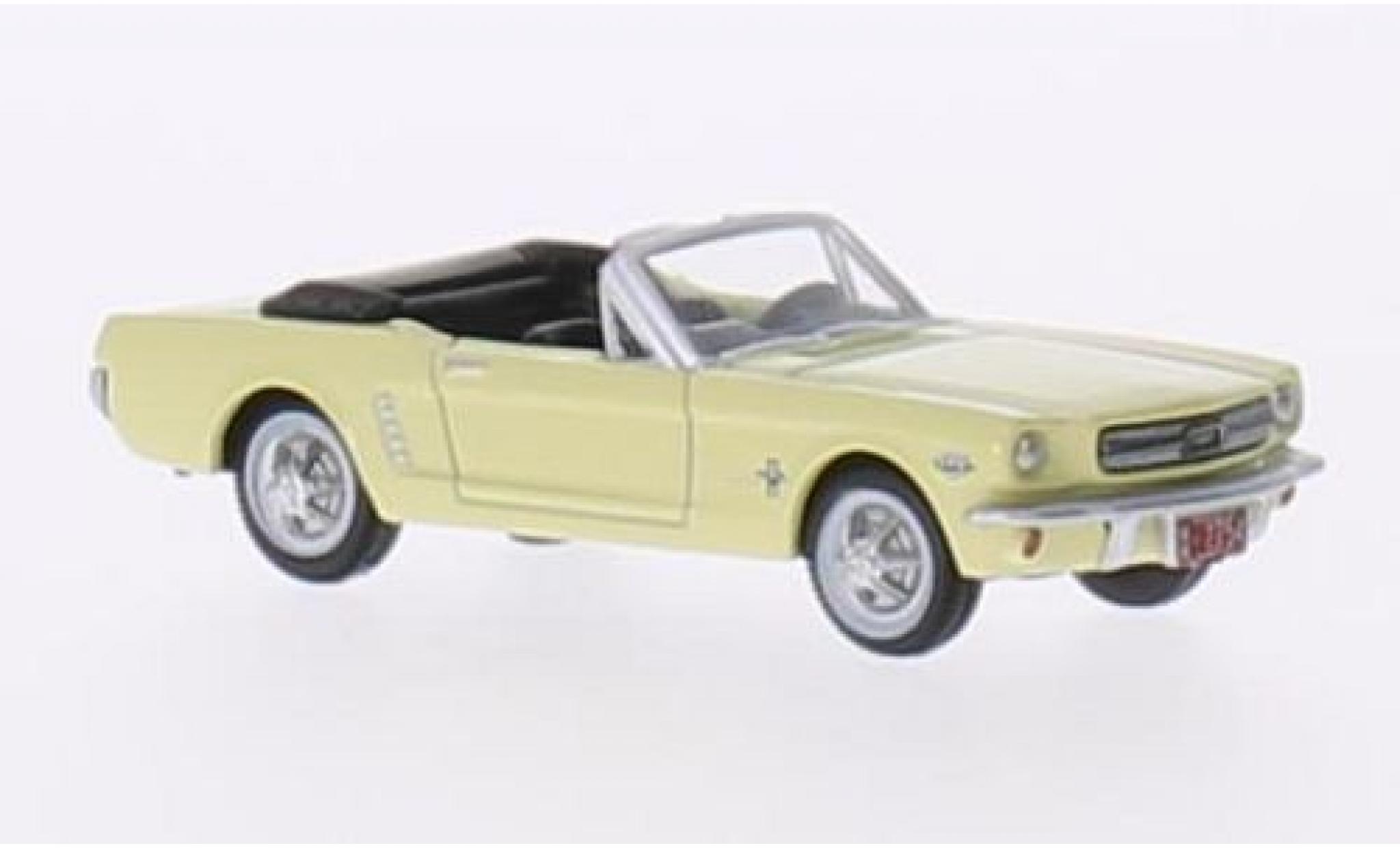 Ford Mustang 1/87 Oxford Convertible yellow 1965 diecast model cars