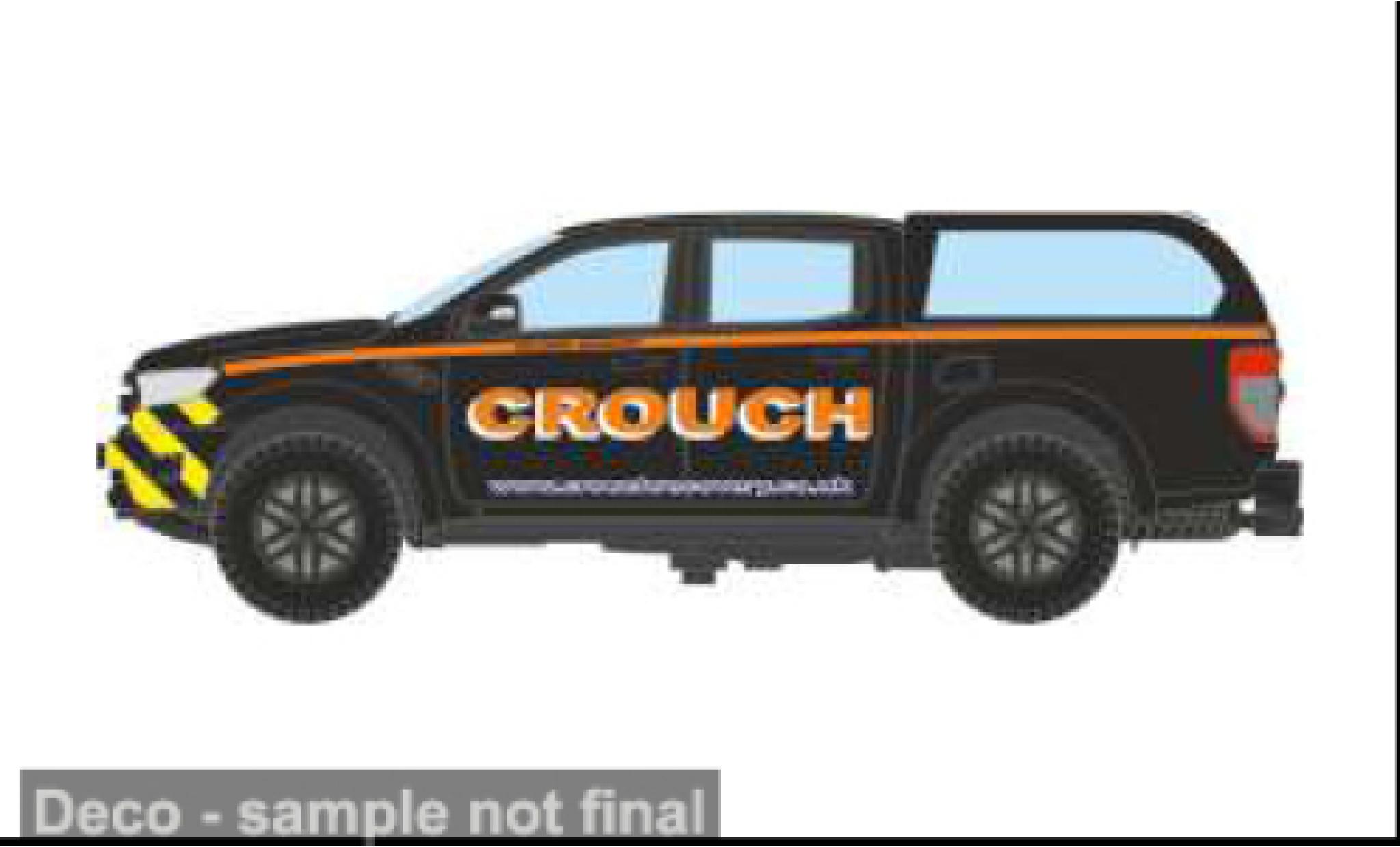 Ford Ranger 1/76 Oxford Hard Back Crouch Recovery 1:76 diecast model cars