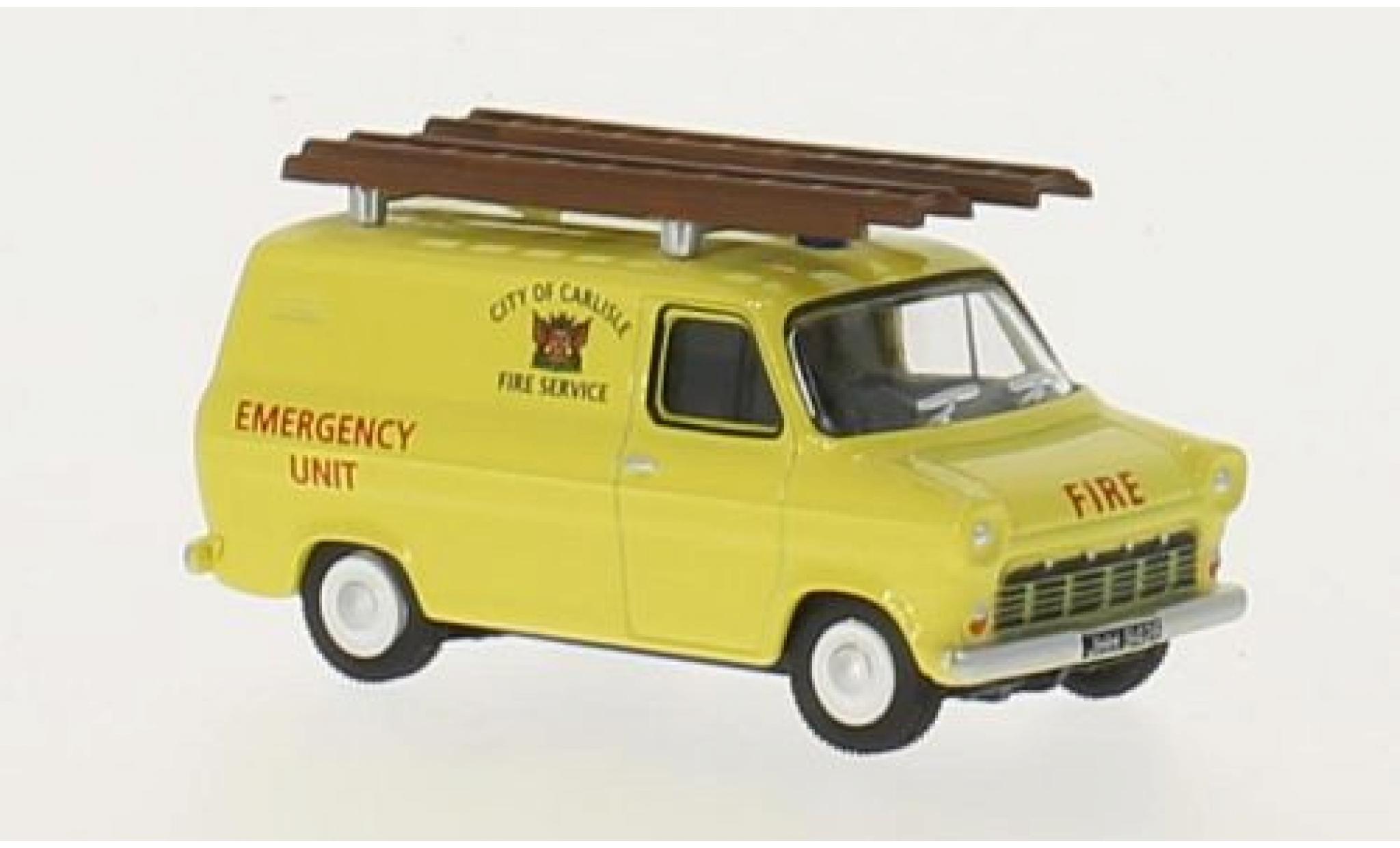 Ford Transit 1/76 Oxford Mk1 RHD City of Carlisle Fire Service diecast model cars