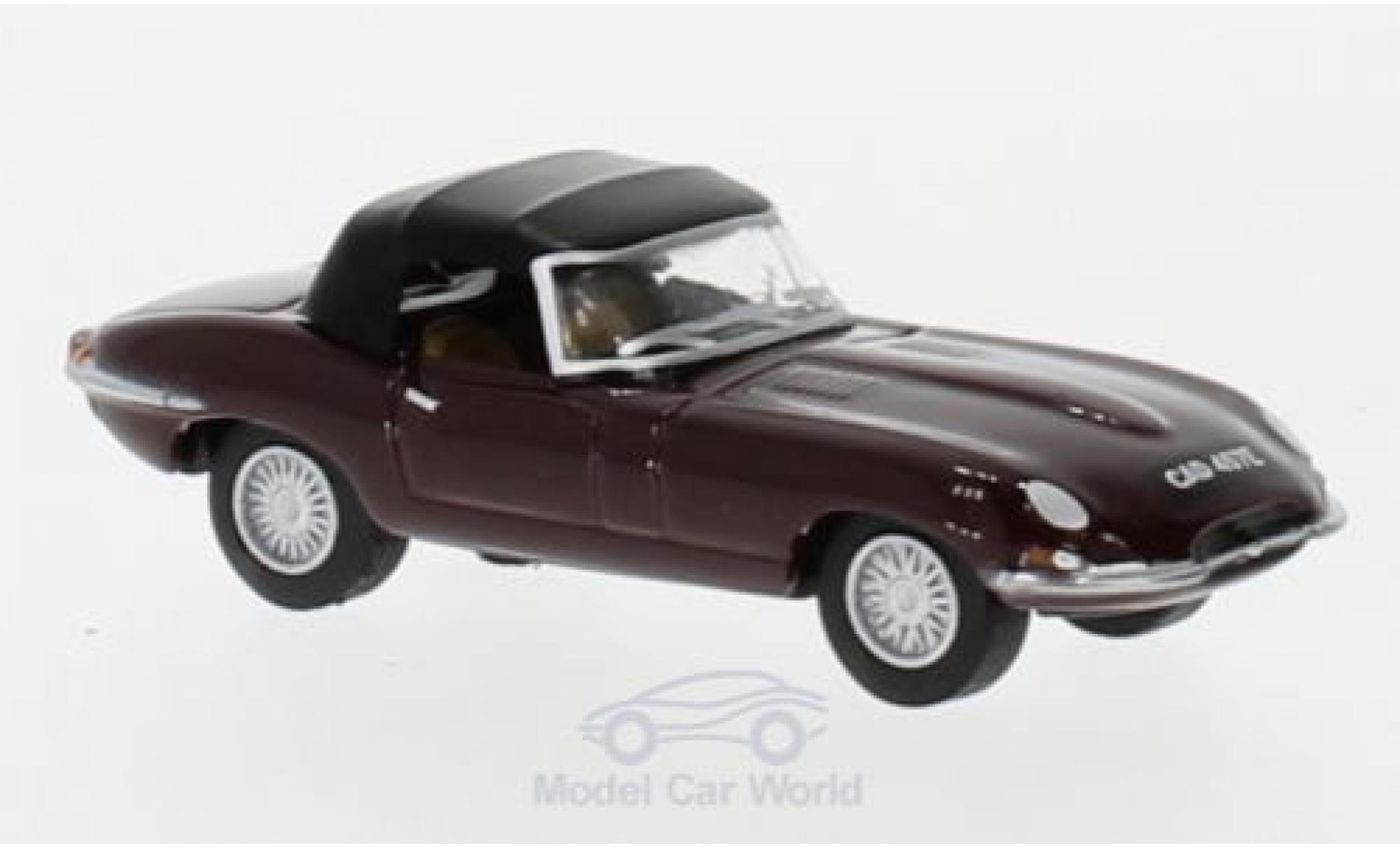 Jaguar E-Type 1/76 Oxford Convertible red diecast model cars