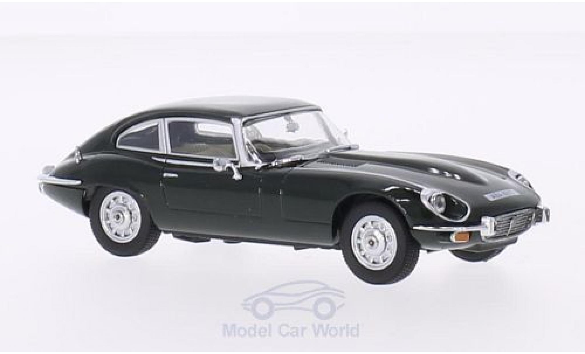 Jaguar E-Type 1/43 Oxford V12 Coupe green RHD diecast model cars