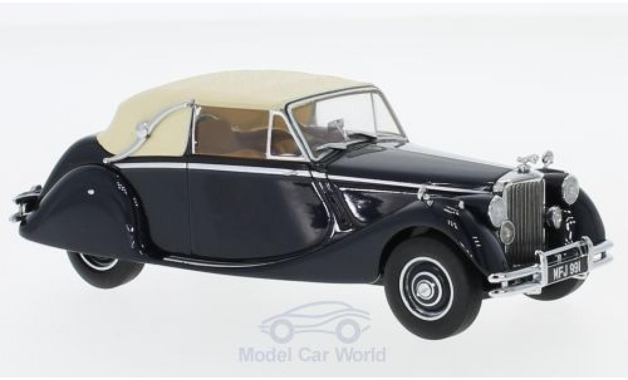 Jaguar MK 1/43 Oxford V blue/beige RHD diecast model cars