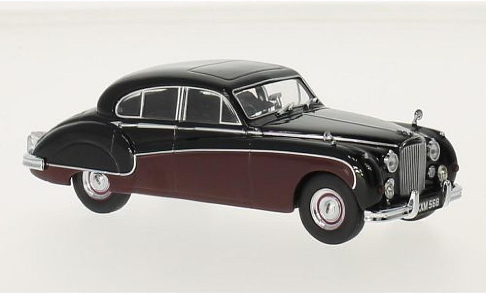 Jaguar MK 1/43 Oxford IX black/red RHD diecast model cars