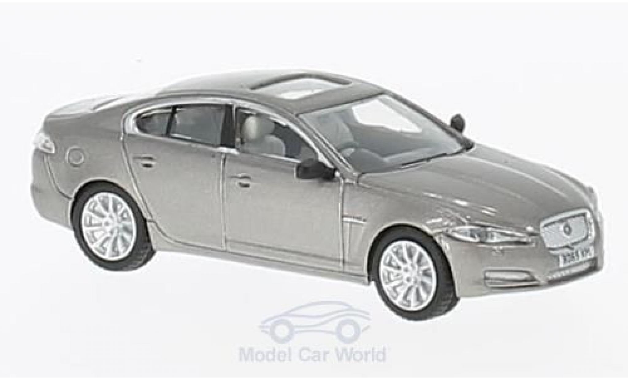 Jaguar XF 1/76 Oxford metallic grey diecast model cars