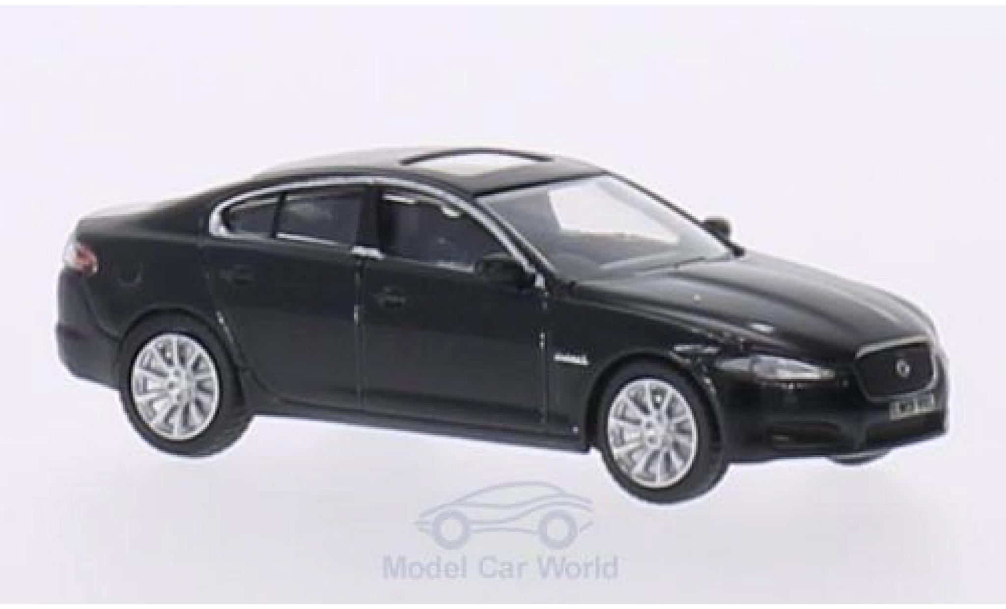 Jaguar XF 1/76 Oxford metallic black RHD diecast model cars