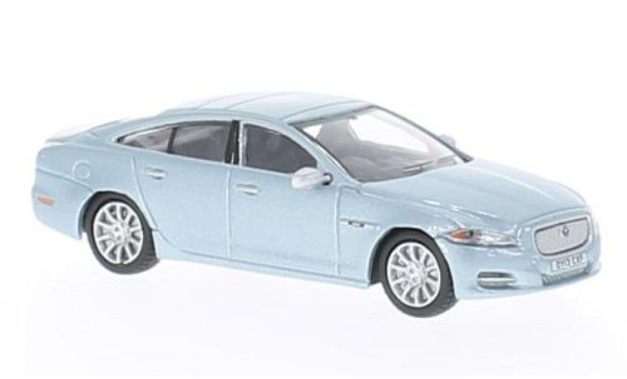 Jaguar XJ 1/76 Oxford metallic blue diecast model cars