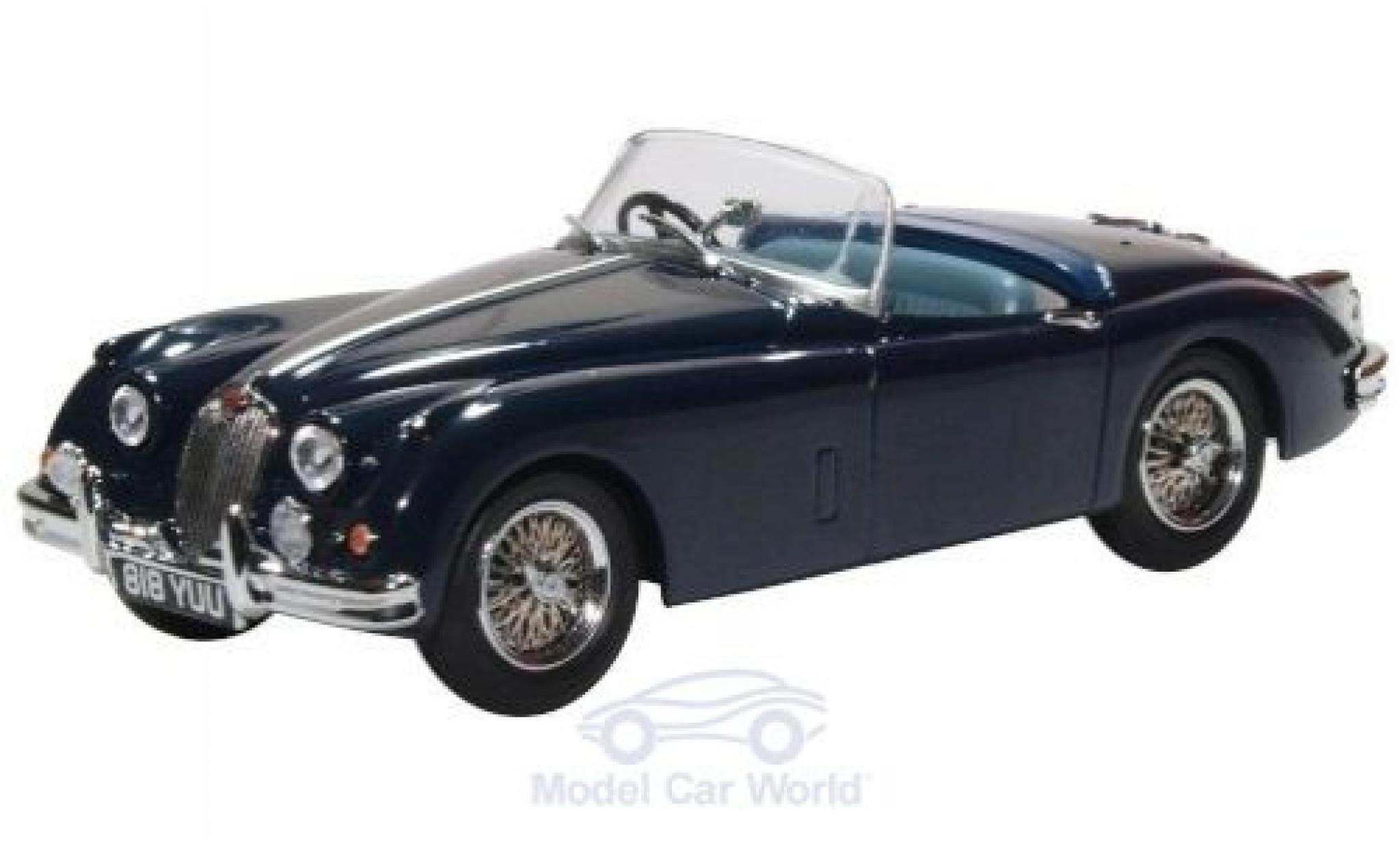 Jaguar XK 1/43 Oxford 150 Roadster blue RHD diecast model cars