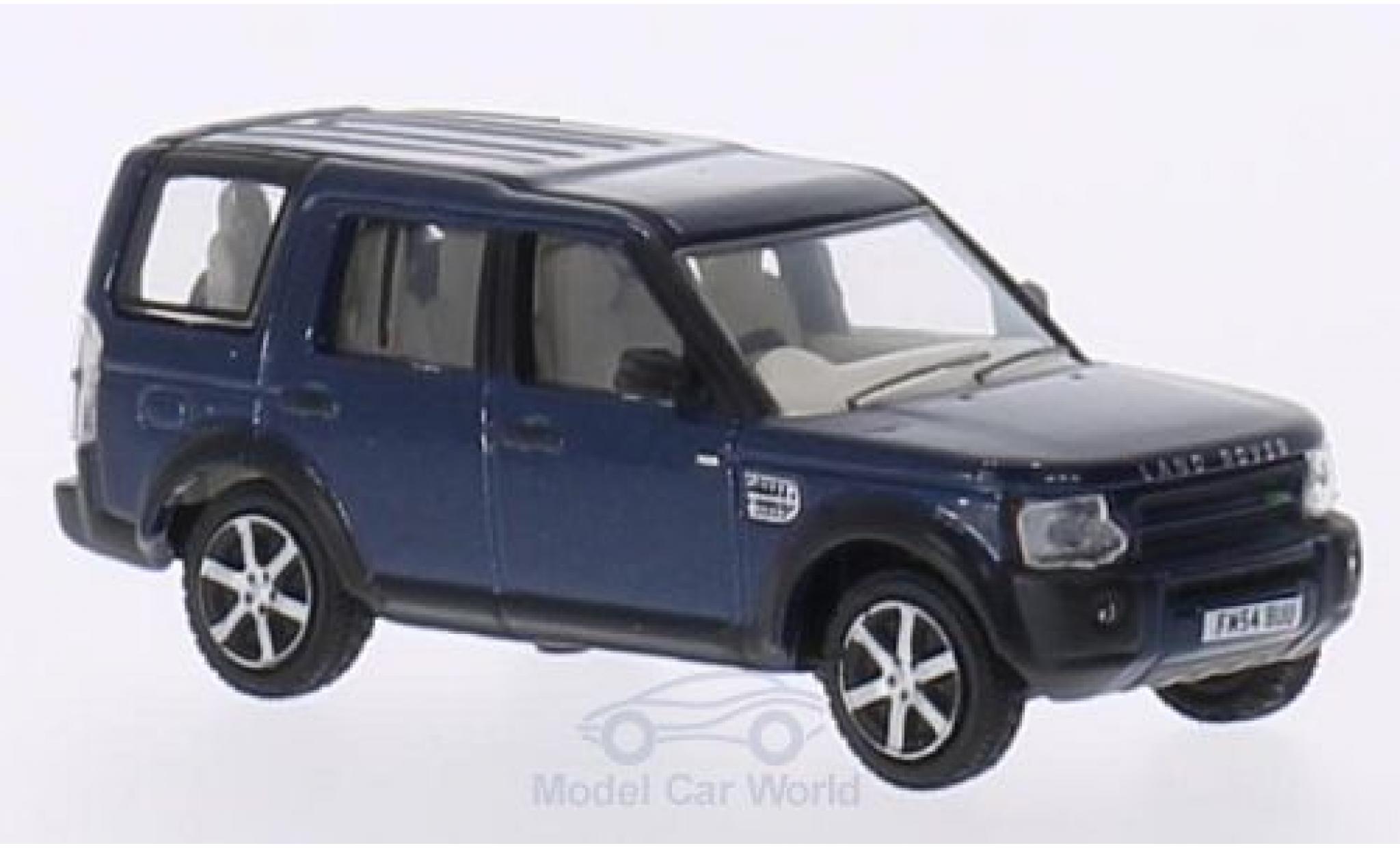 Land Rover Discovery 1/76 Oxford 3 metallic blue RHD diecast model cars