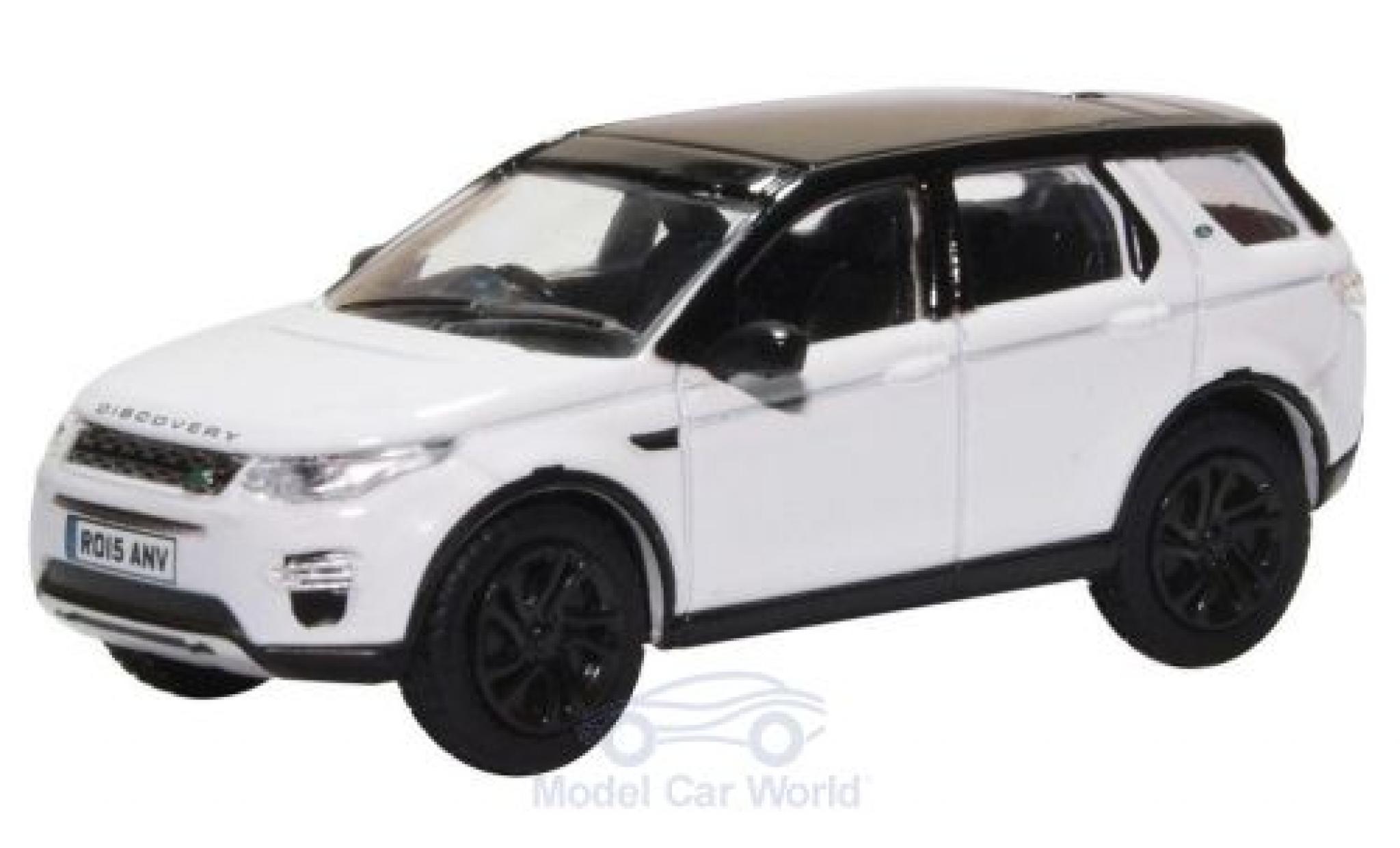 Land Rover Discovery 1/76 Oxford Sport white/black diecast model cars