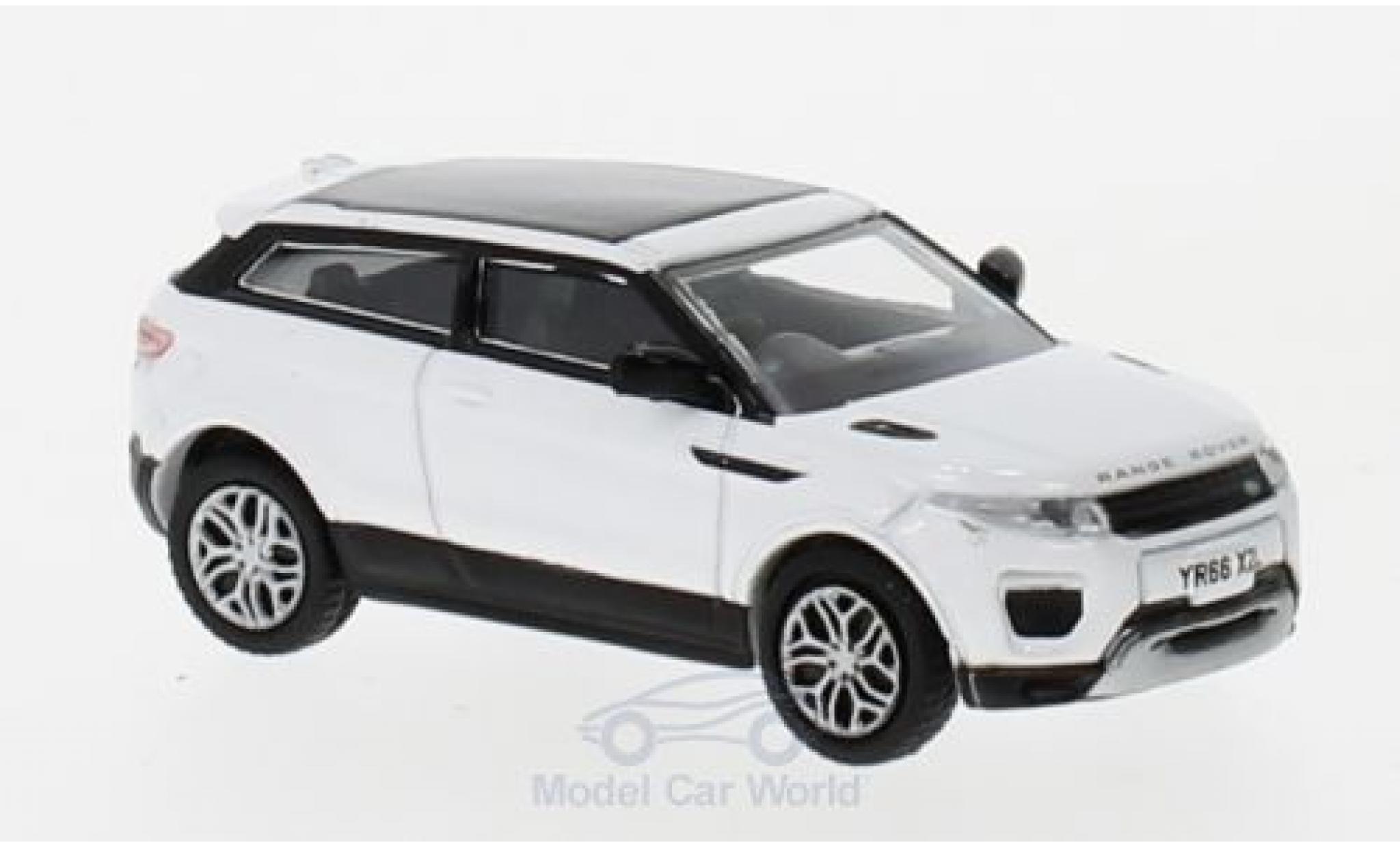 Land Rover Range Rover 1/76 Oxford Evoque Coupe (Facelift) white diecast model cars