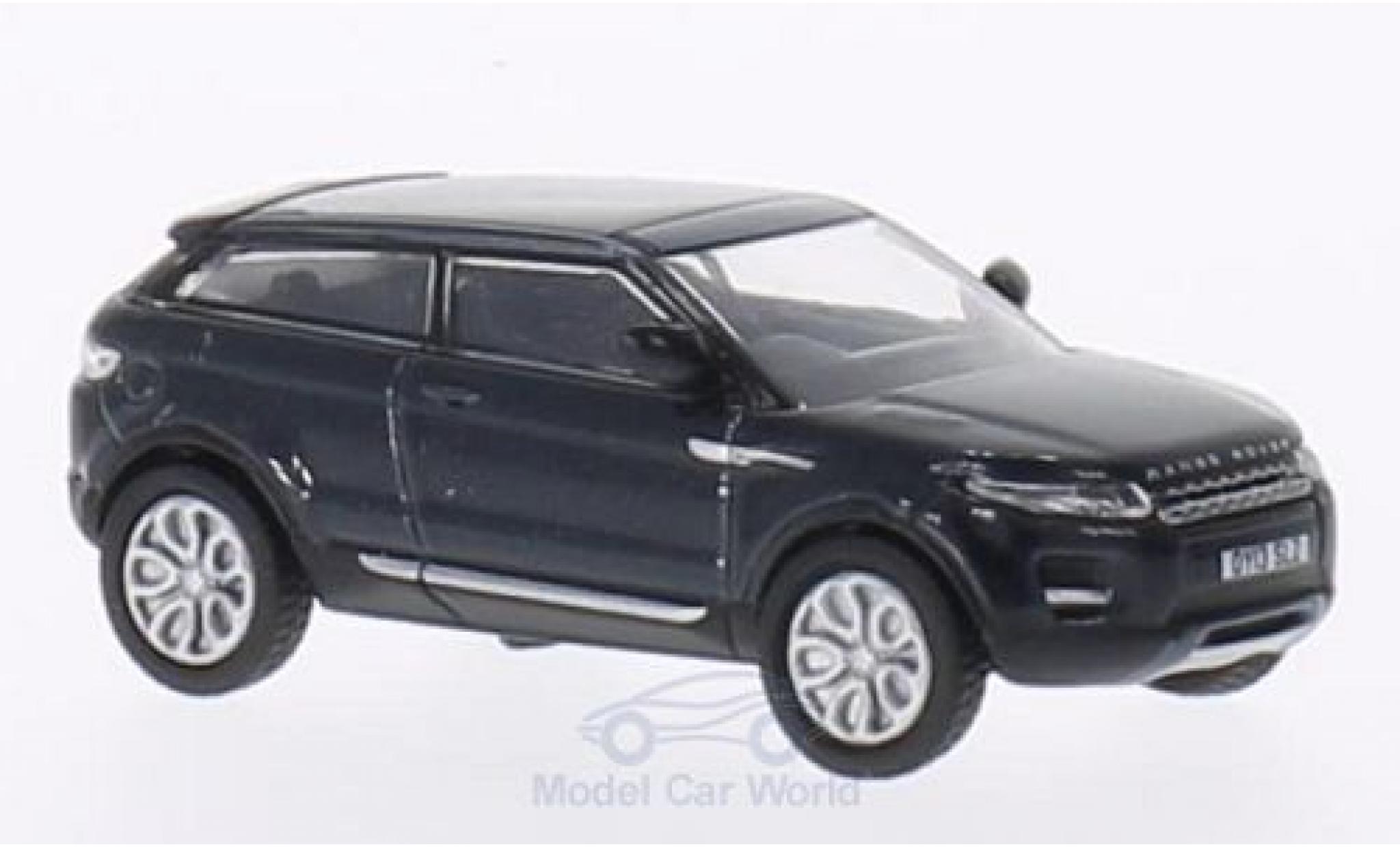 Land Rover Range Rover 1/76 Oxford Evoque metallic blue RHD 3-T&uuml;rer diecast model cars
