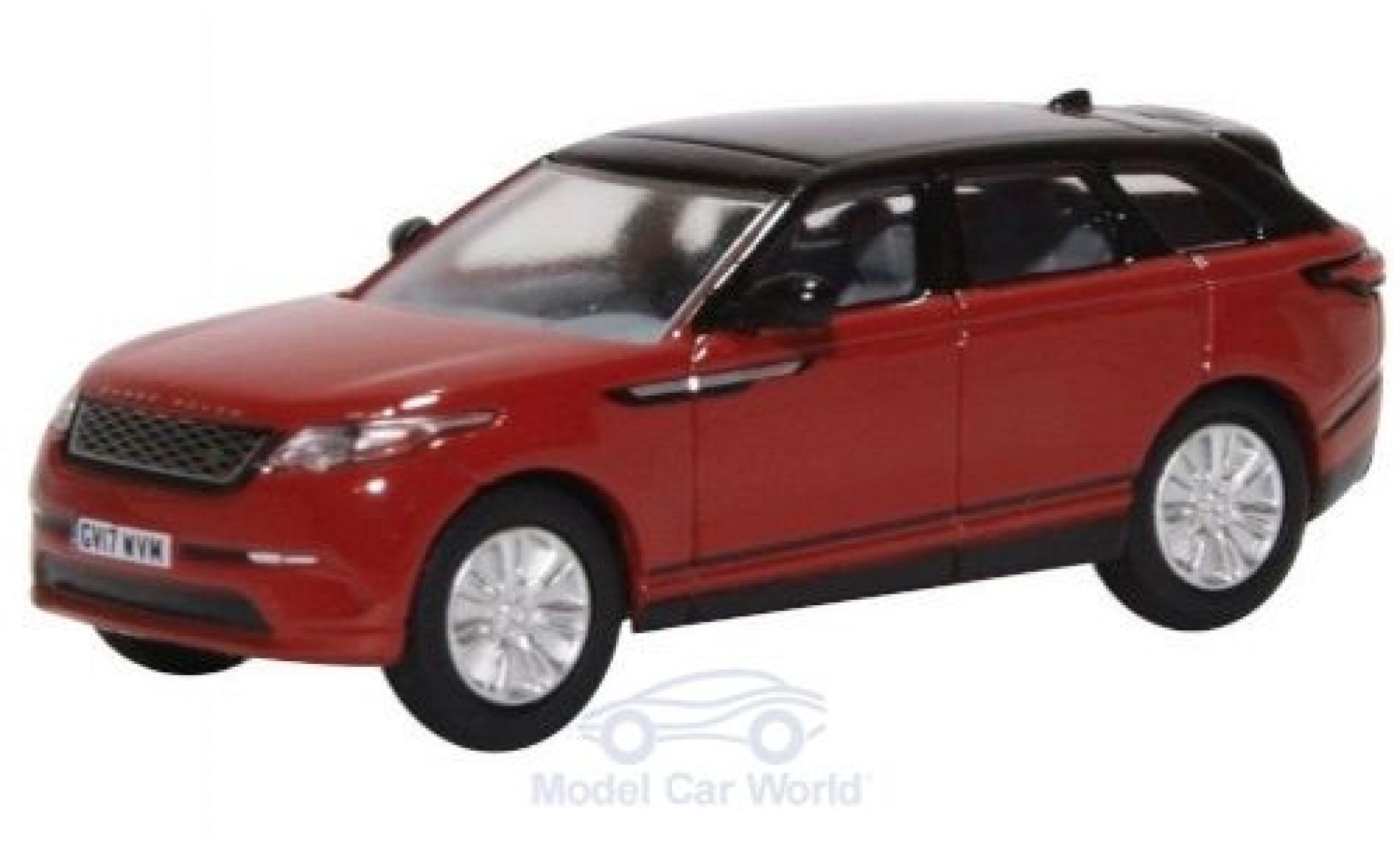 Land Rover Range Rover 1/76 Oxford Velar red/black diecast model cars